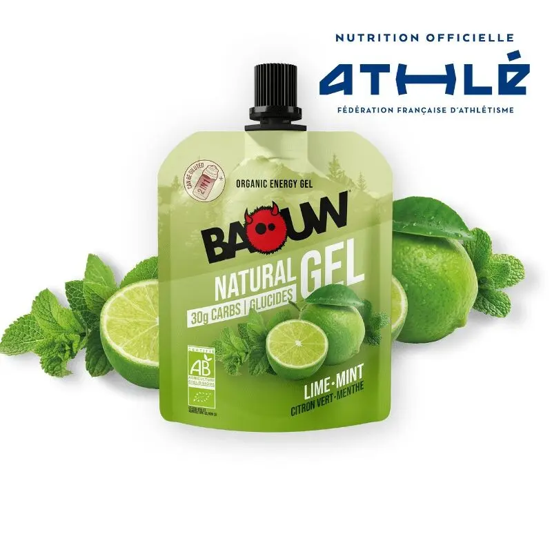 ORGANIC NATURAL ENERGY GELS LIME-MINT