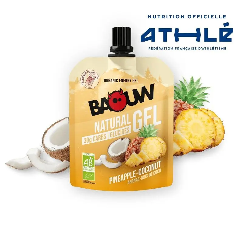 ORGANIC NATURAL PINEAPPLE-COCONUT ENERGY GELS