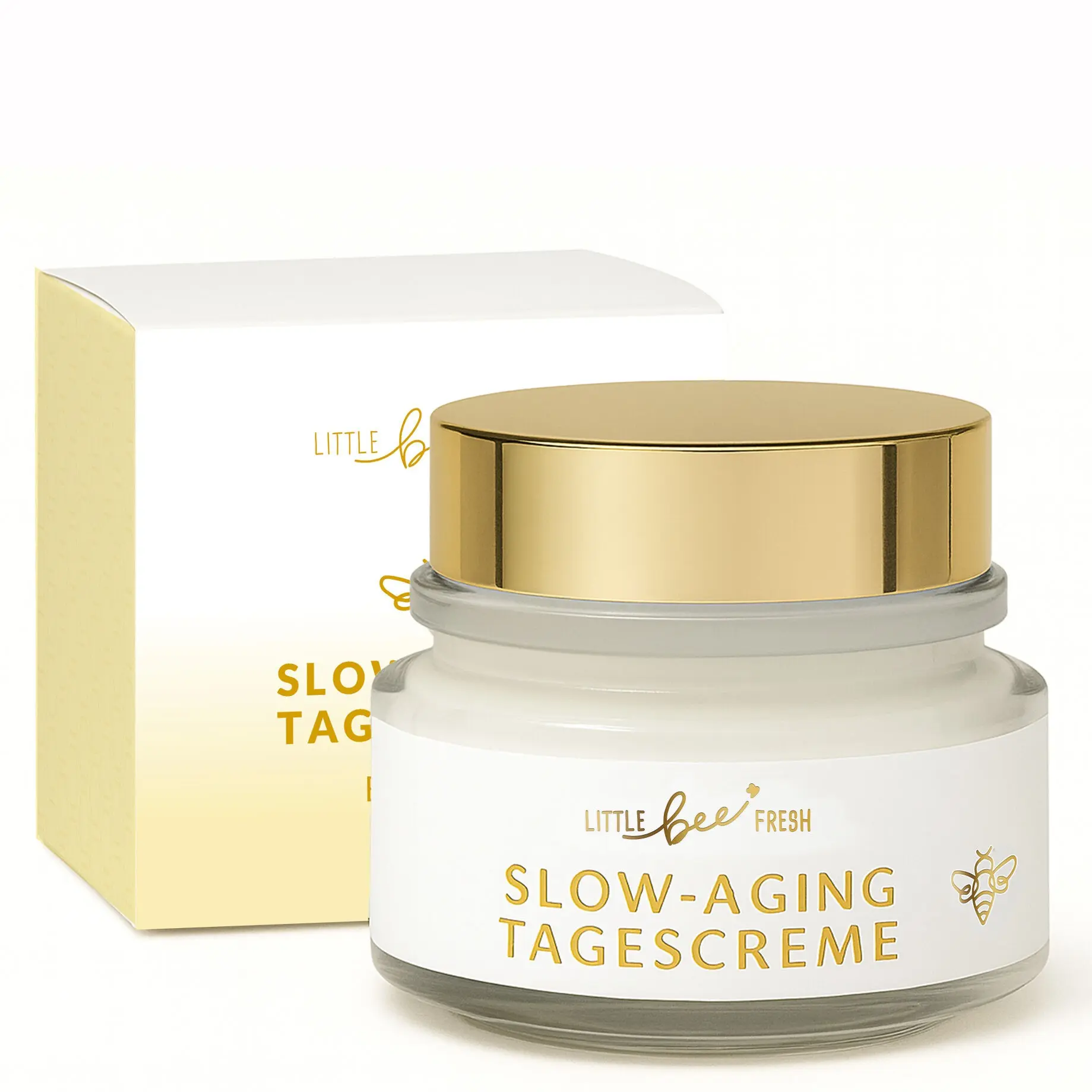 Slow-Aging Day Cream with high-dose bee venom, hyaluronic acid & argan oil
