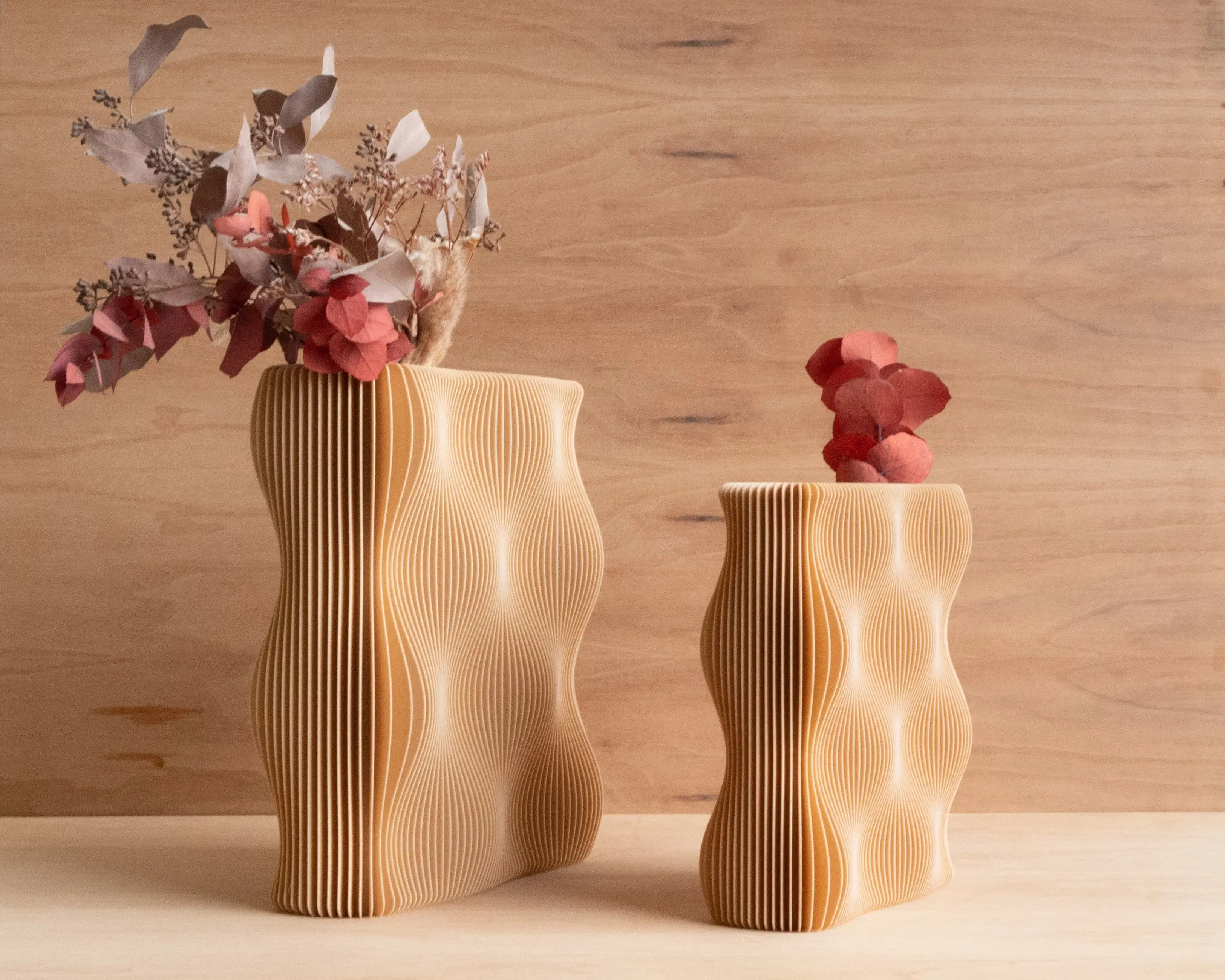 Vase Tide beige naturel