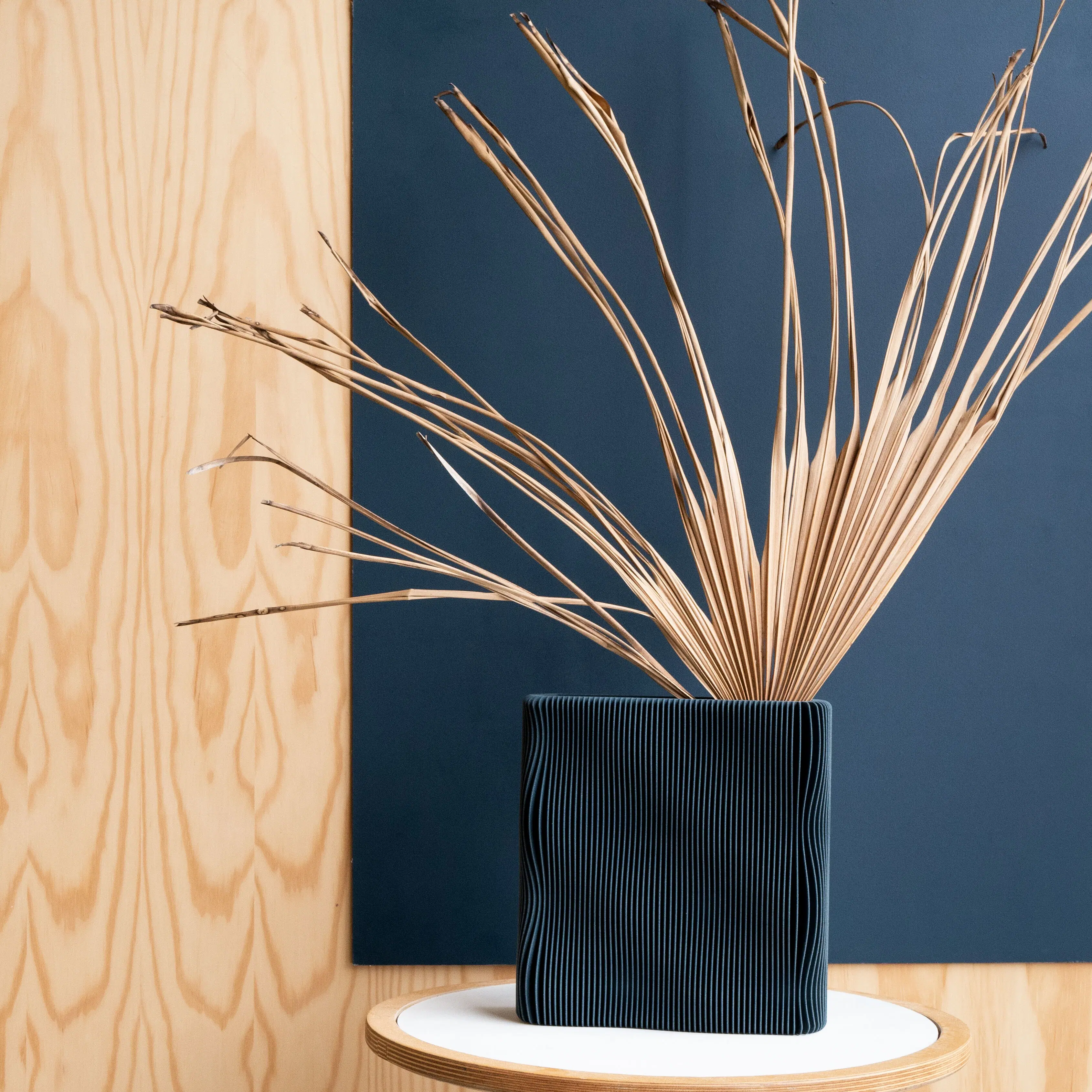 Vase bleu TIDE