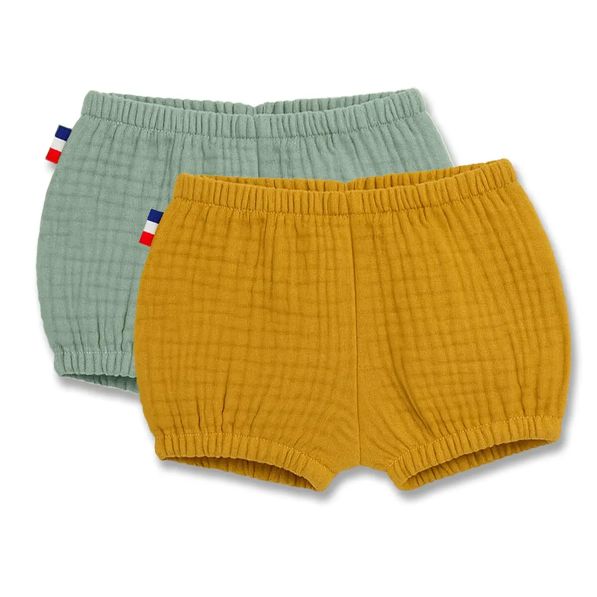 Honey and Green Organic Cotton Bloomers