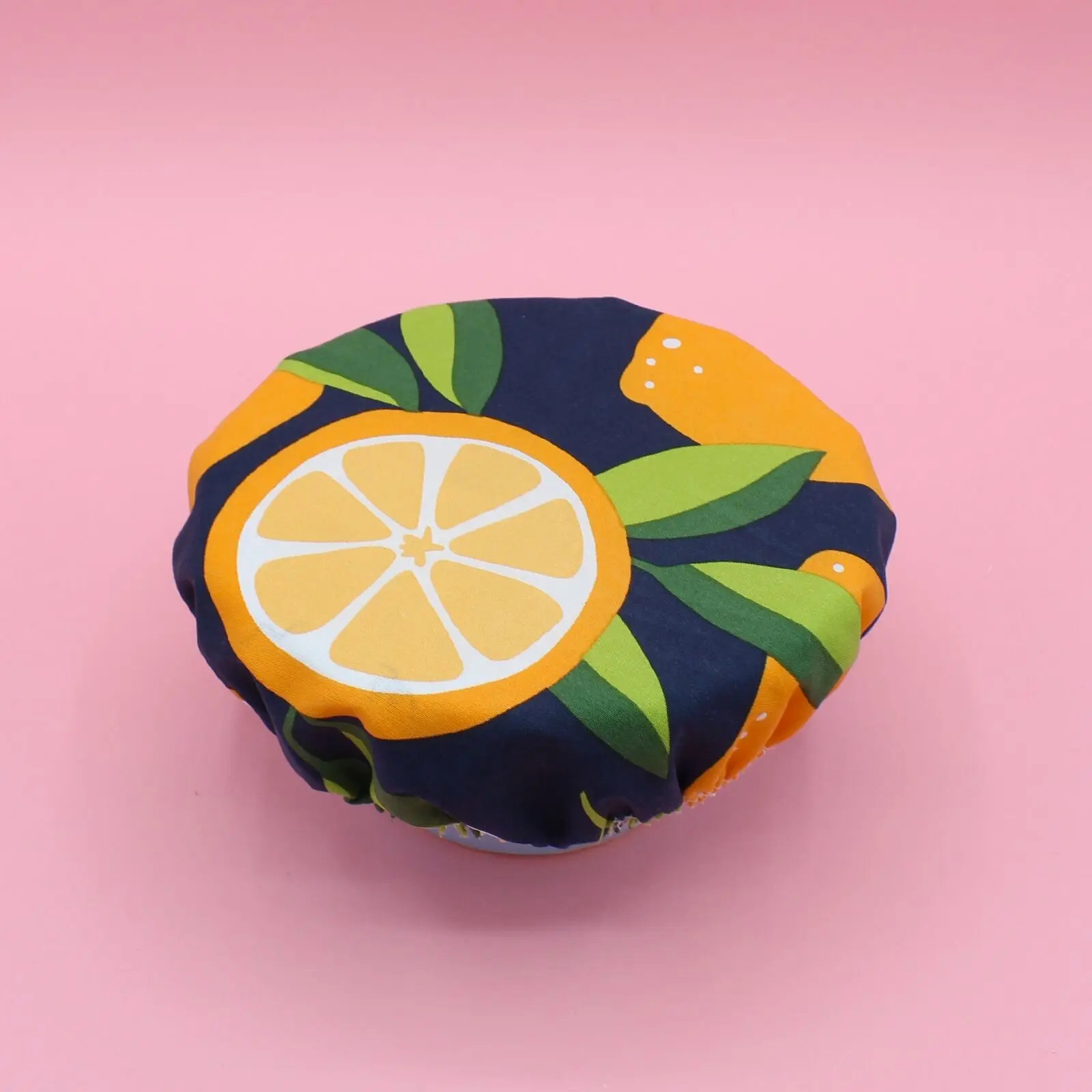 Charlotte couvre plat - coton enduit - orange