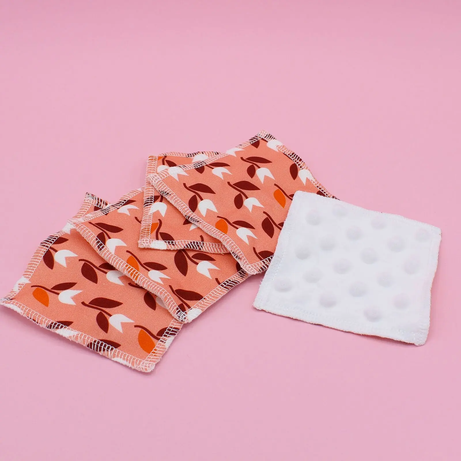 5 lingettes - magiques- tulipes