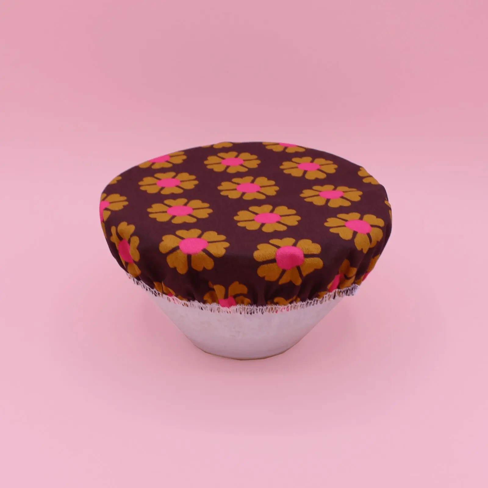 Charlotte couvre plat - coton enduit - marguerite