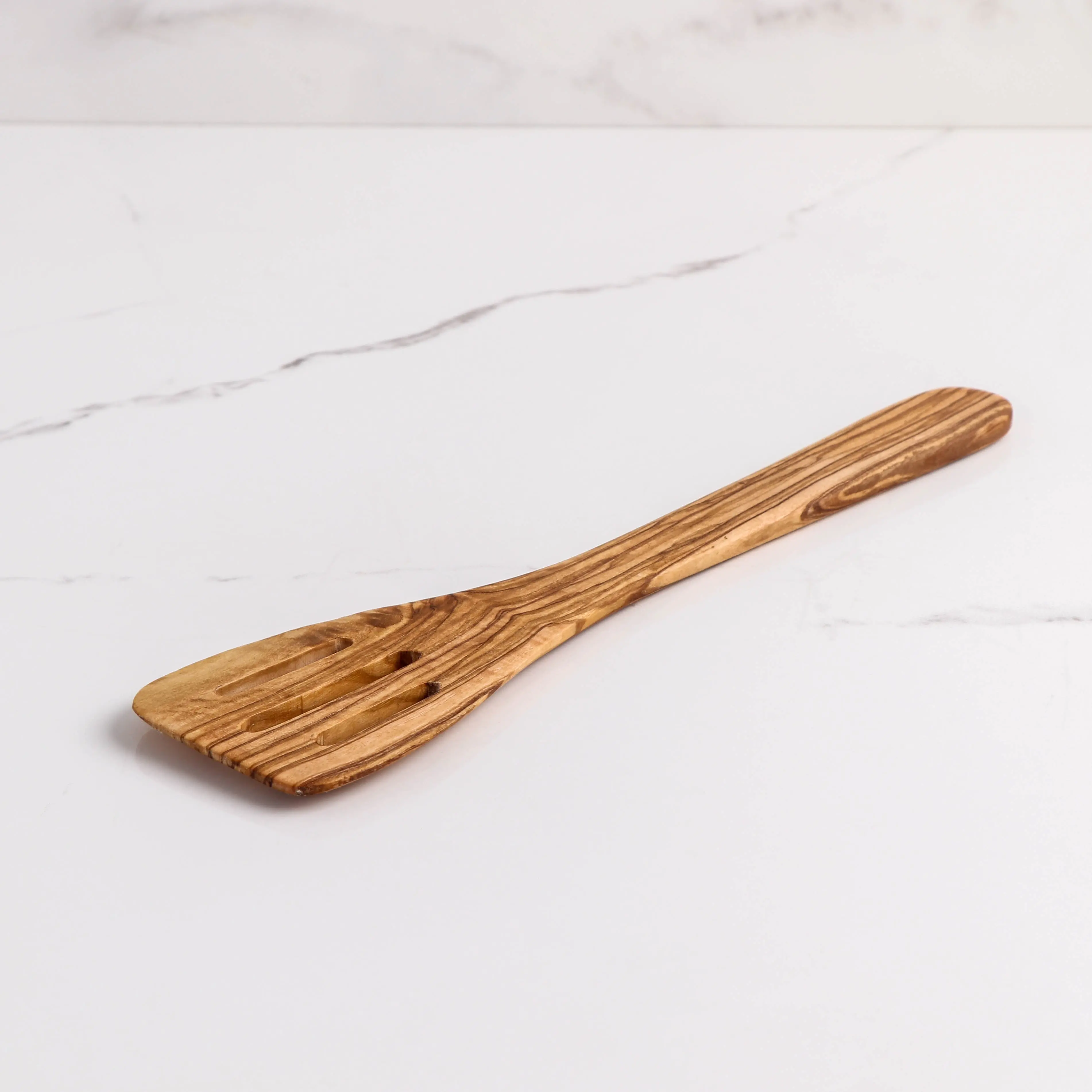 Slotted Spatula Handmade form Olive Wood, Wooden Spatula