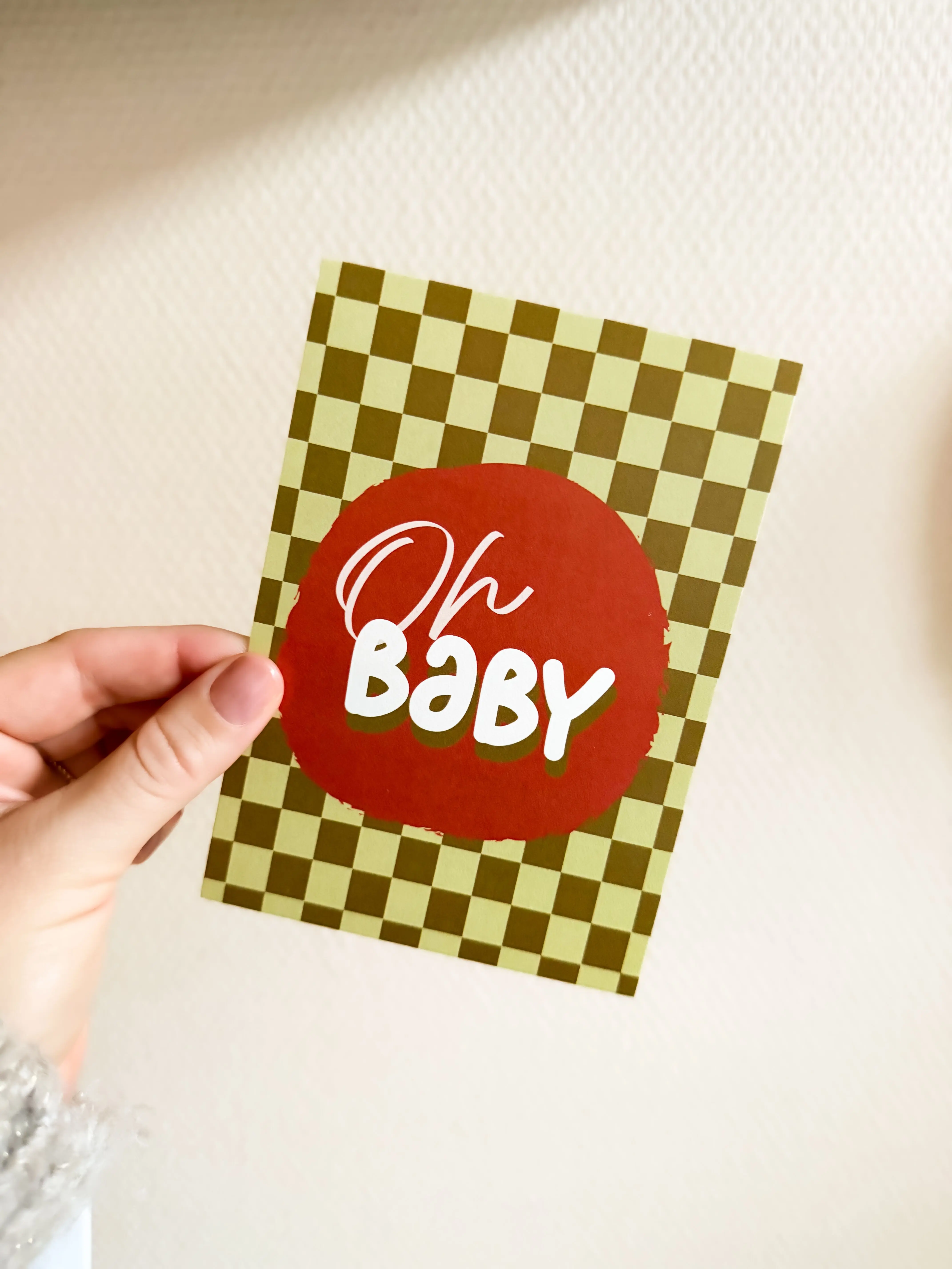 Carte de voeux Oh Baby Groen Q3.2025