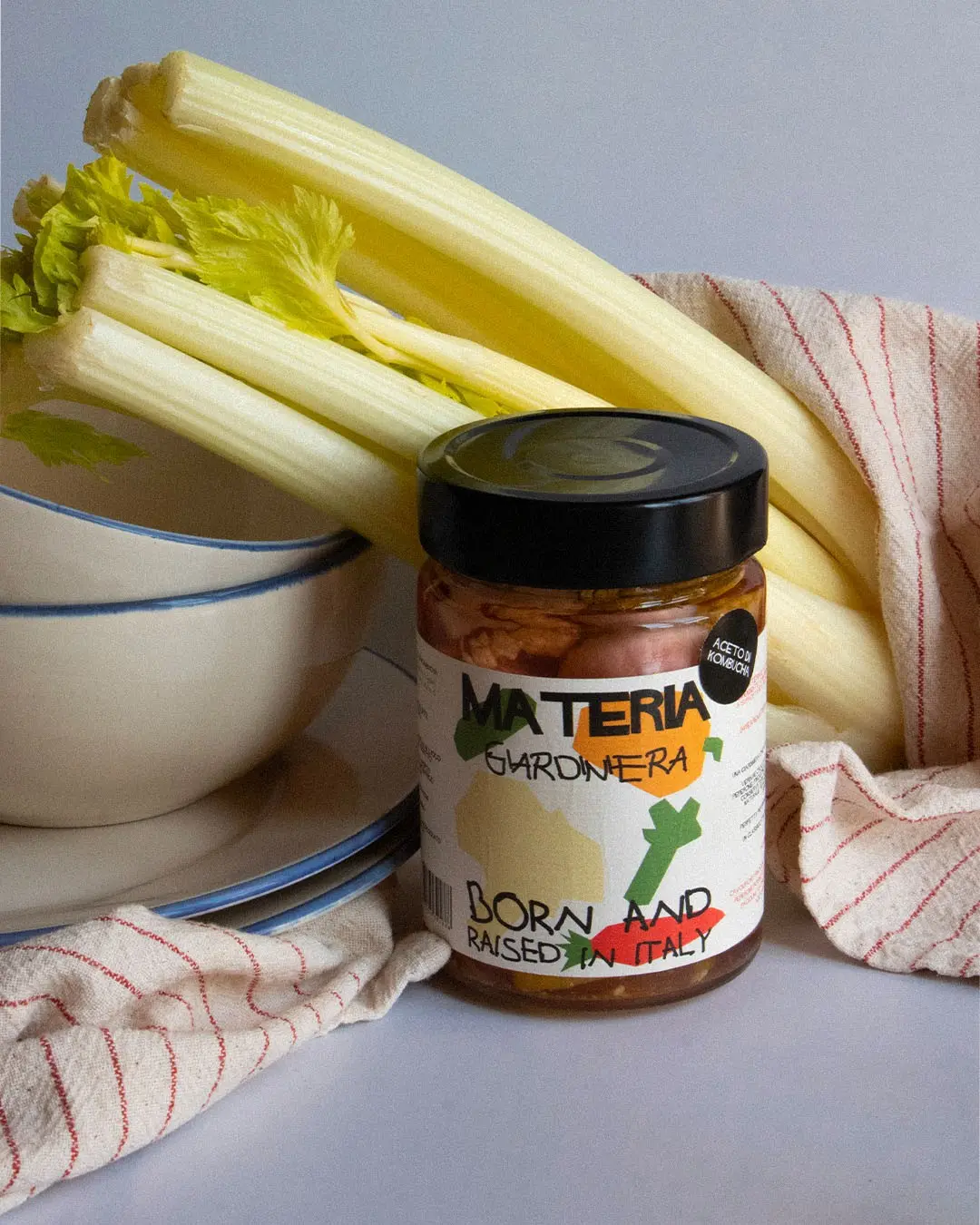 Hand-Cut Giardiniera with Kombucha Vinegar (300g)