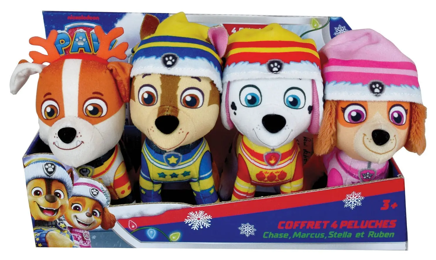 PAW Patrol Christmas Gift Set of 4 Plush Toys (12cm)