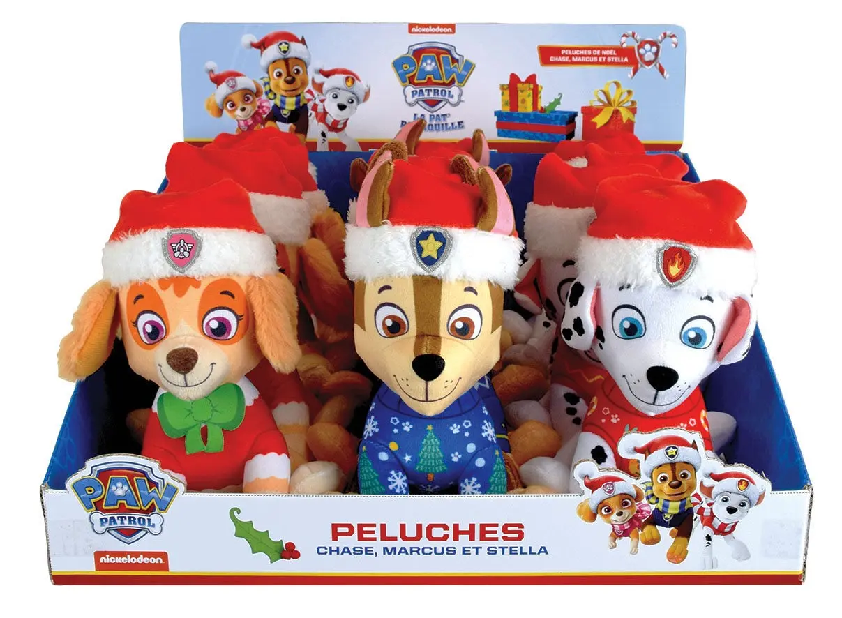 PAW PATROL Christmas Plush Toys 17 cm