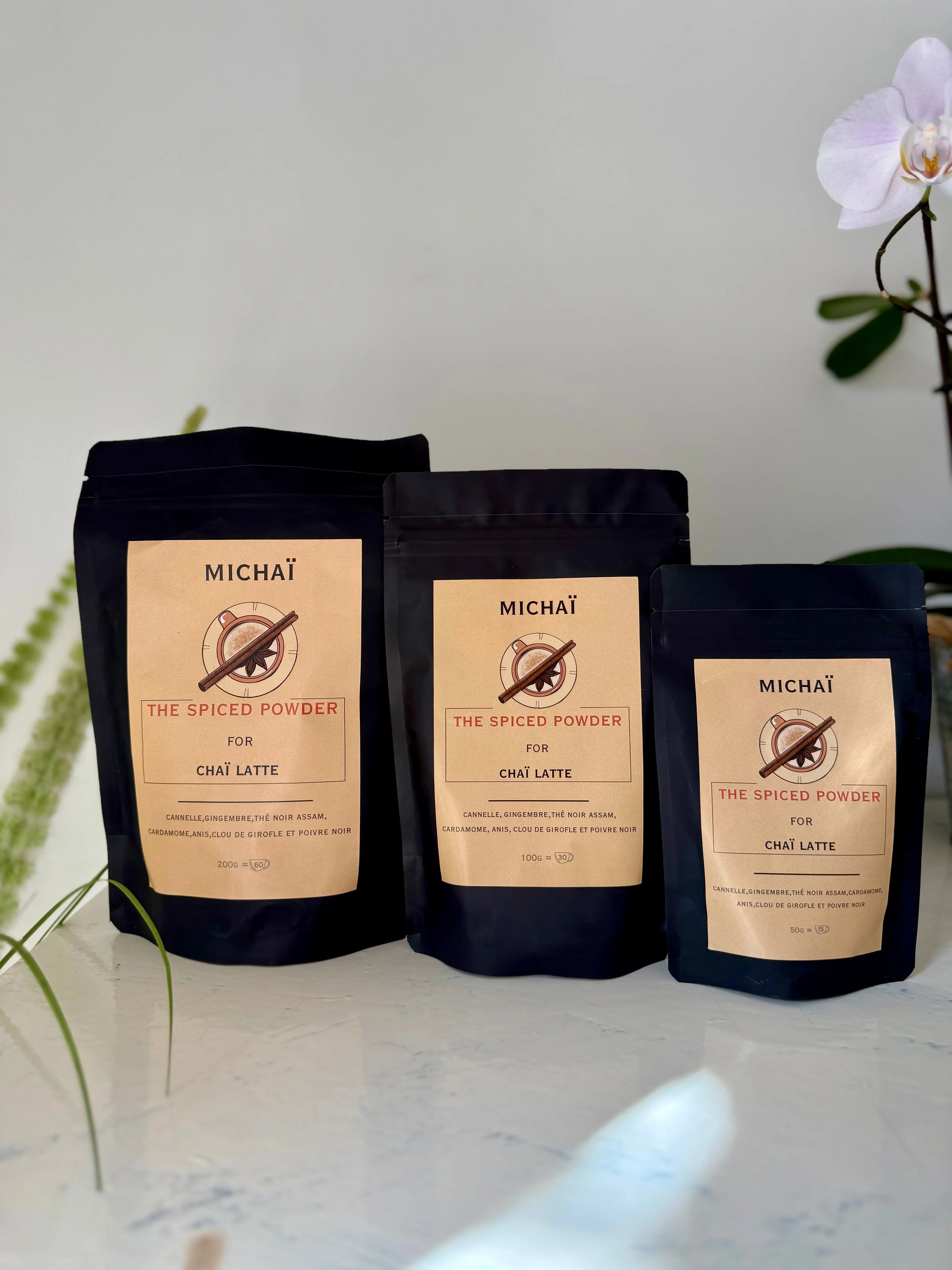 The Spiced Powder-Chaï Latte- sans Sucres Ajoutés- Épices