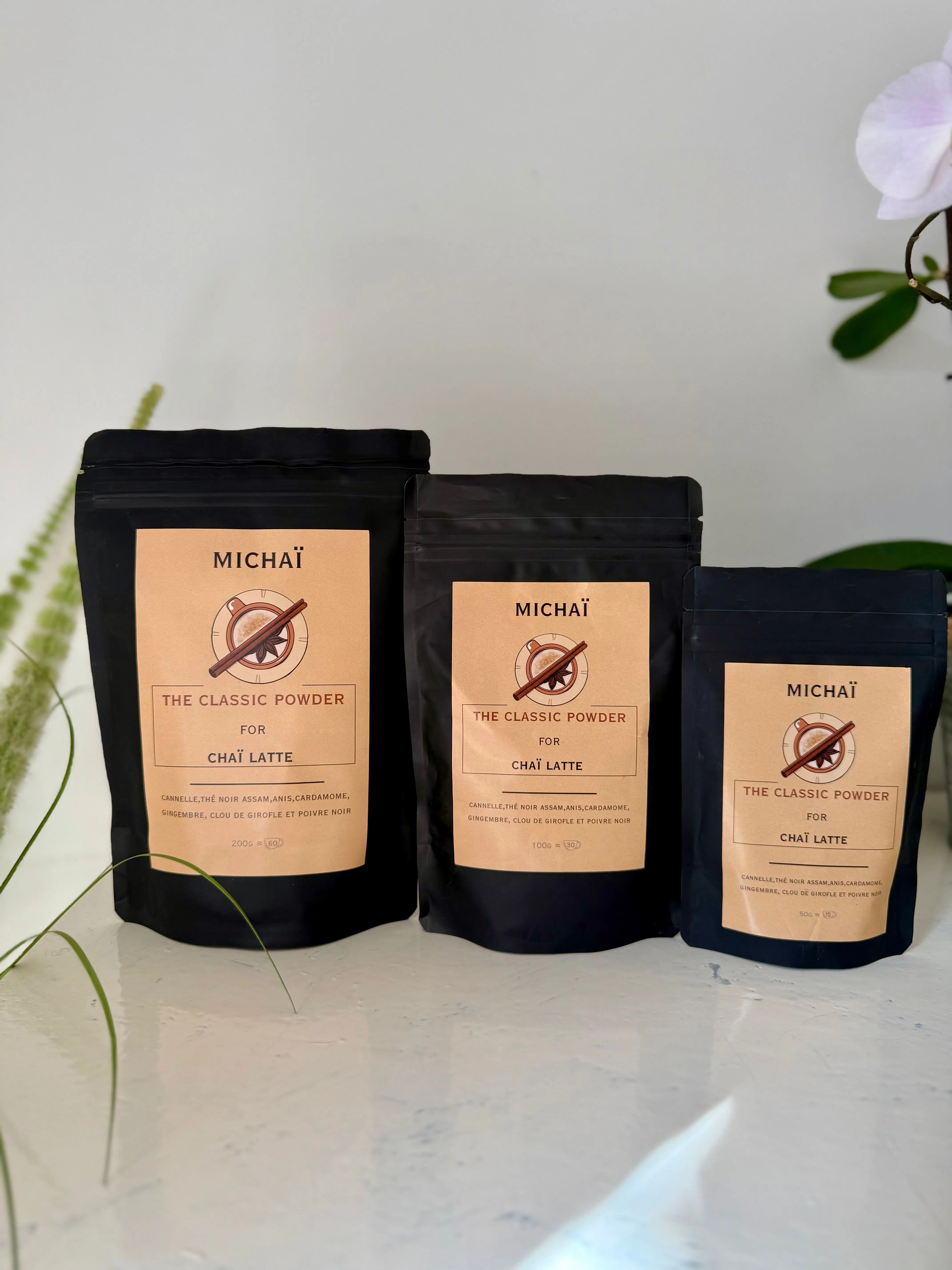 The Classic Powder-Chaï Latte- sans Sucres Ajoutés- Épices