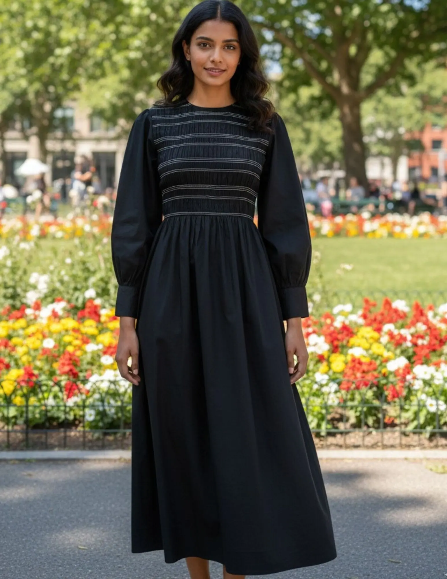 Noura Kleid - Schwarz