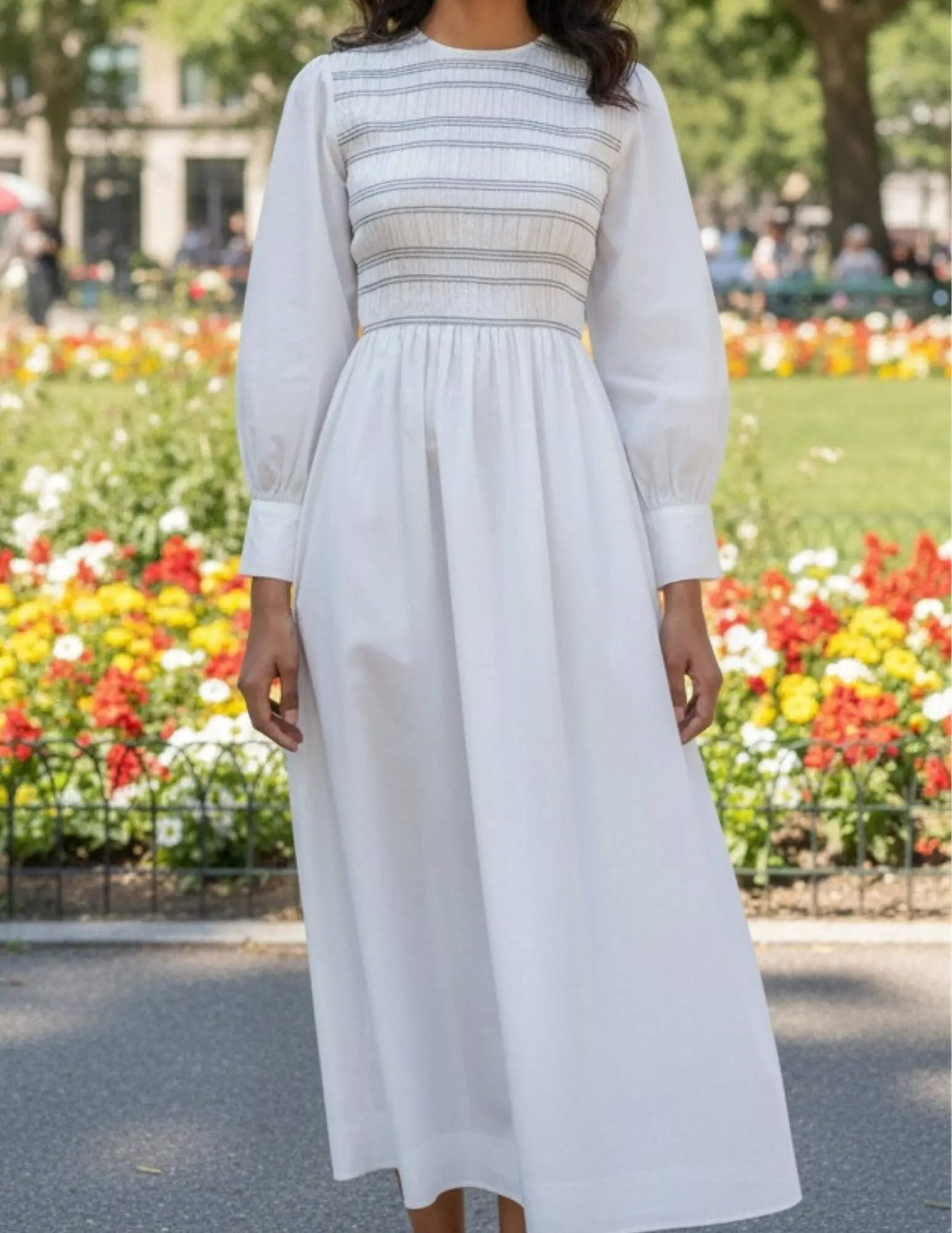 Noura Kleid - Weiß