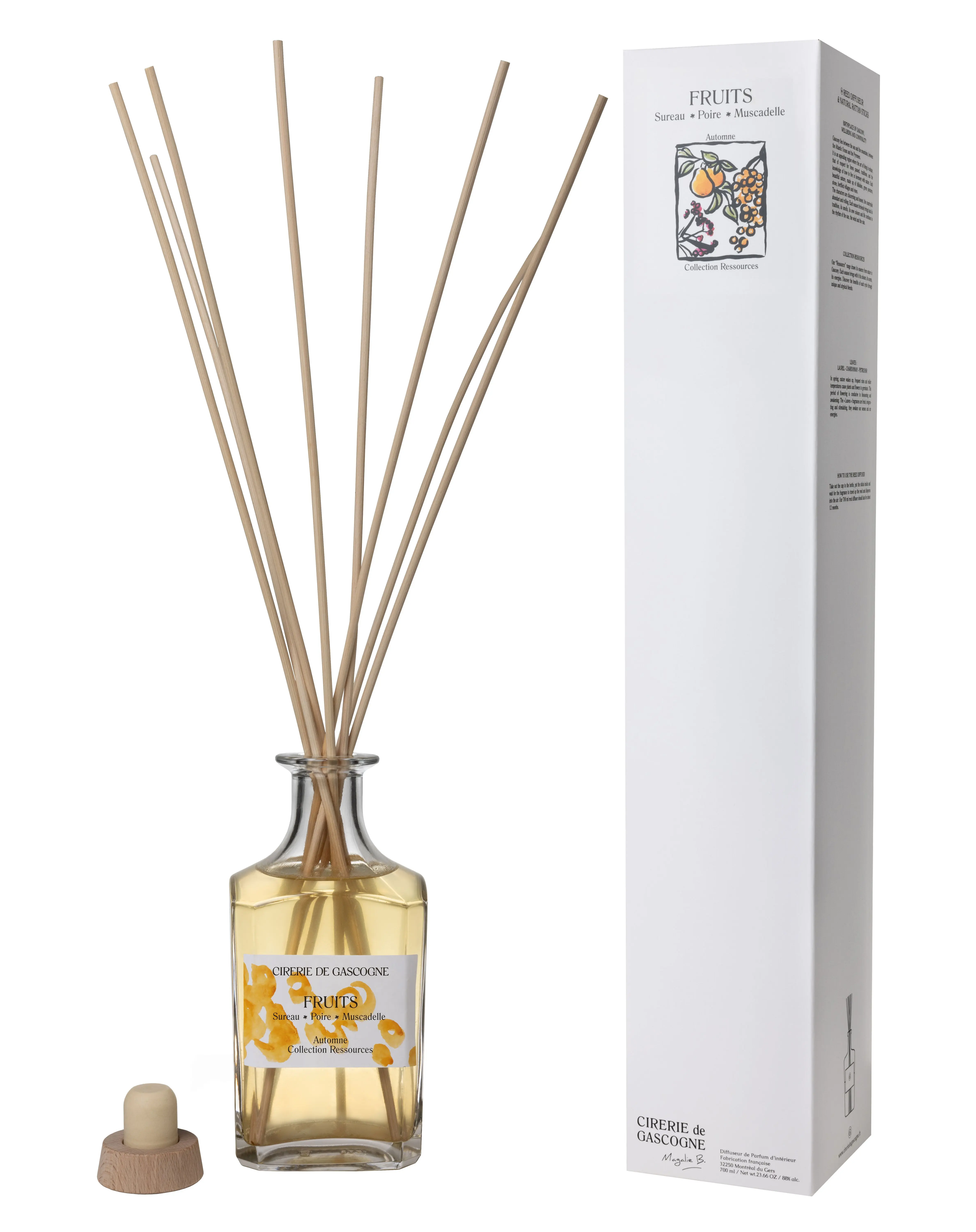 700ML CARAFE FRAGRANCE DIFFUSER - AUTUMN - FRUITS