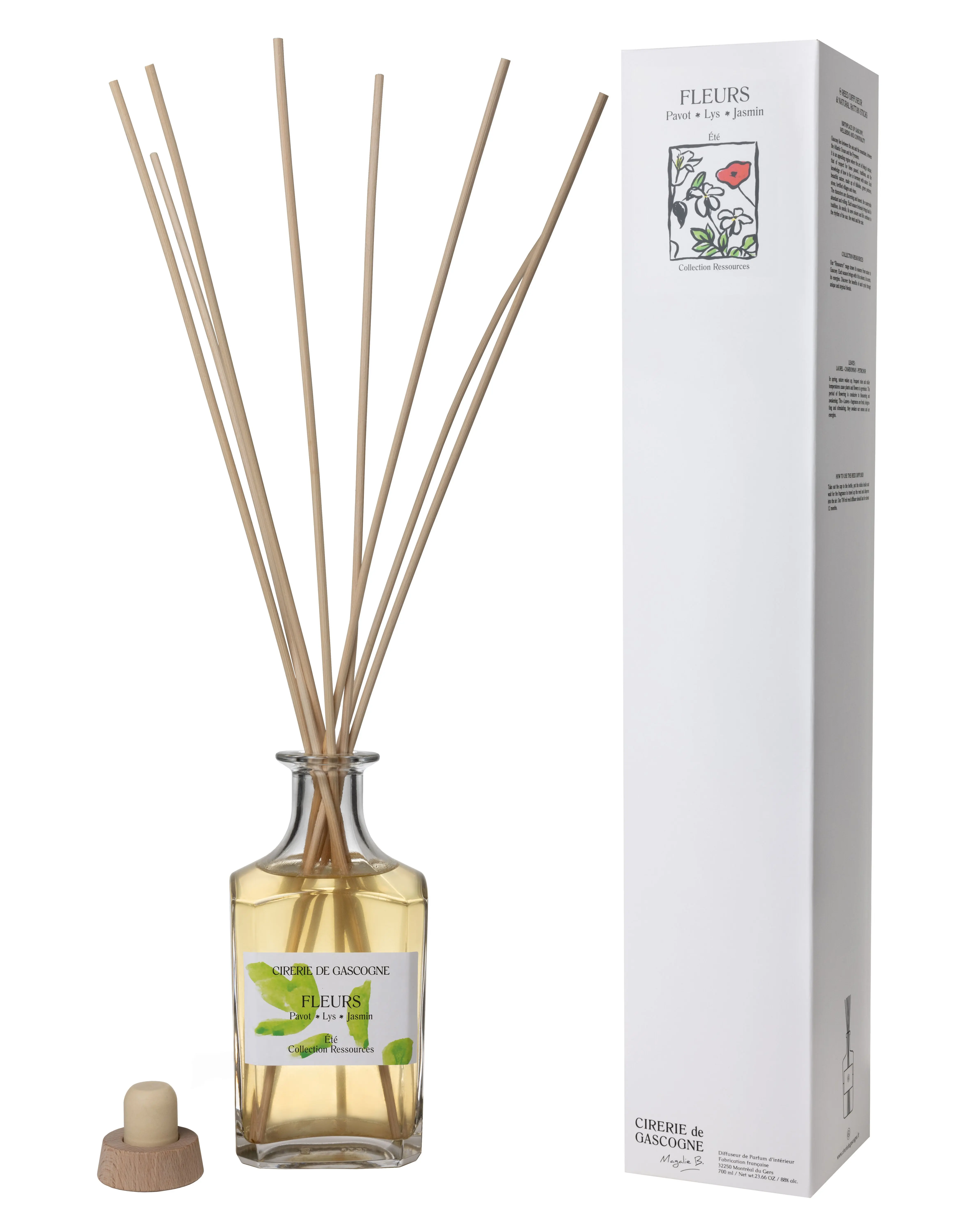 700ml Carafe Perfume Diffuser - Summer Flowers