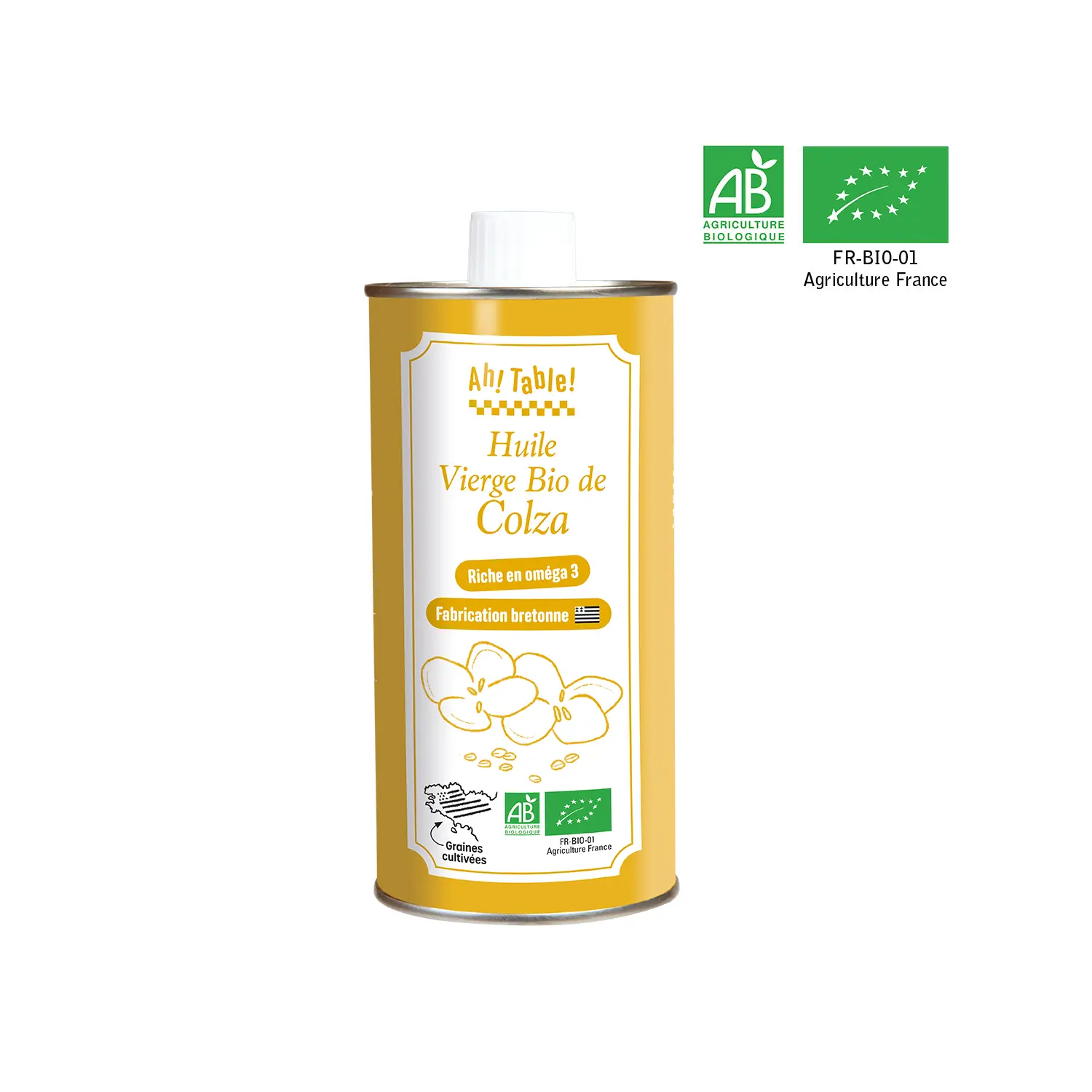 Organic rapeseed oil 0.5 L