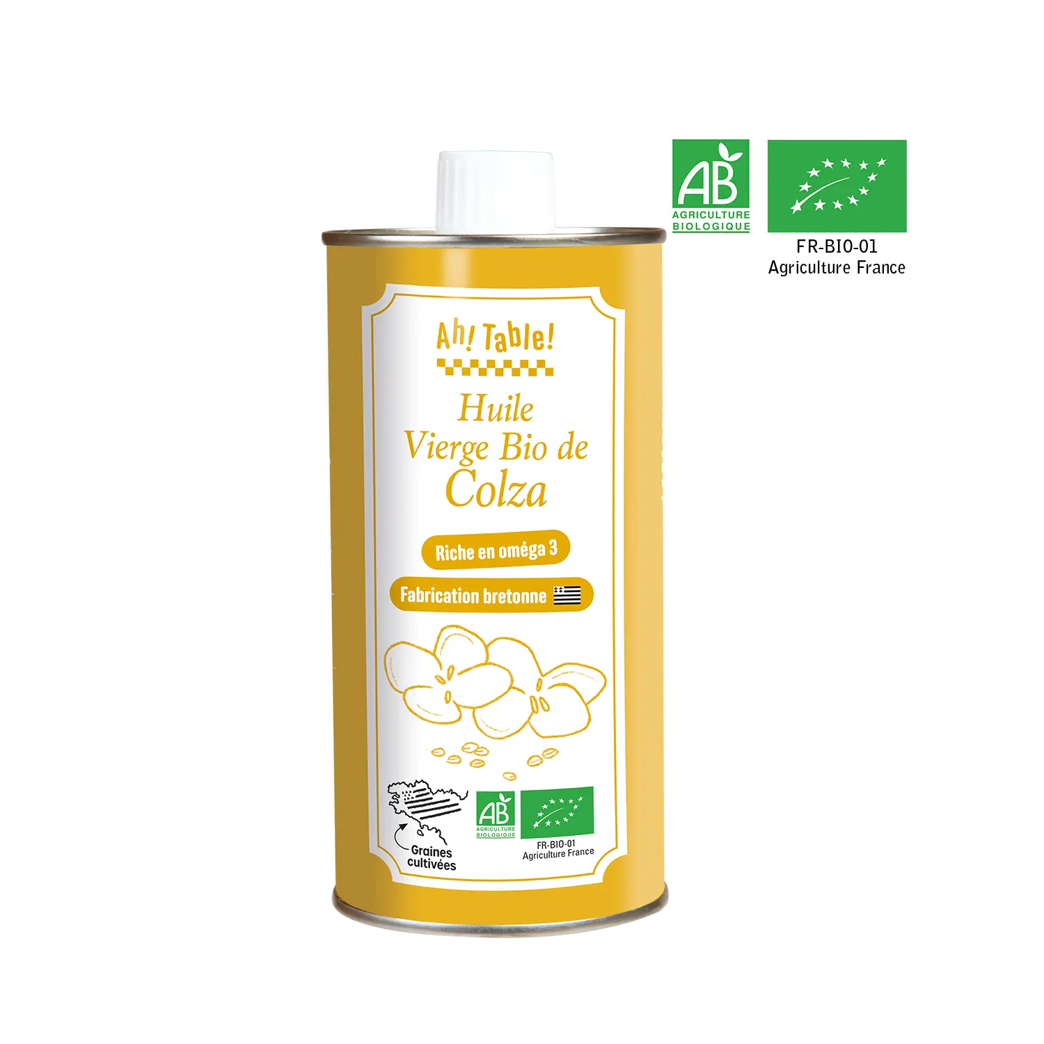 Organic rapeseed oil 1 L