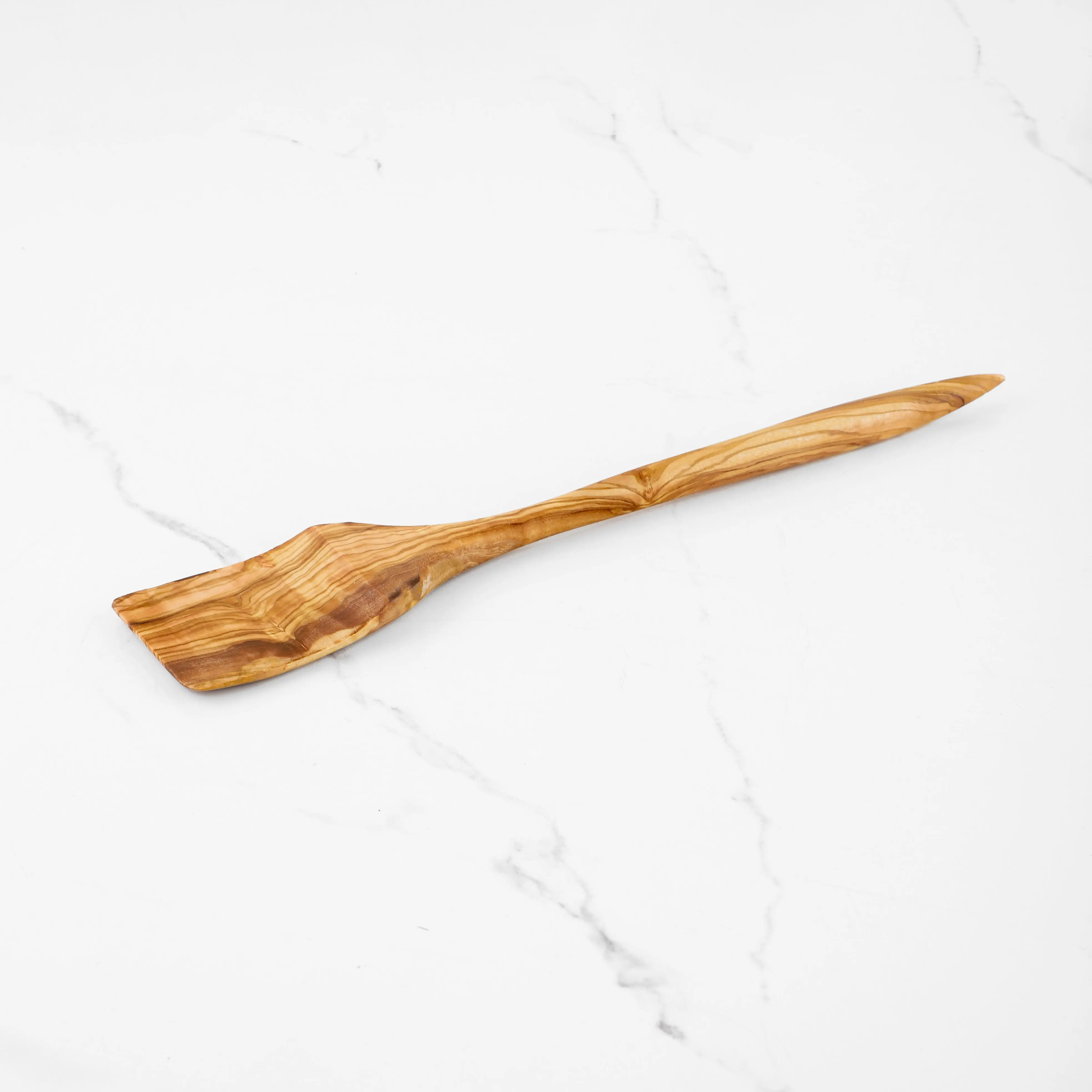 Spatule en bois d'olivier — Plaque à spatule (12 ou 14 pouces)
