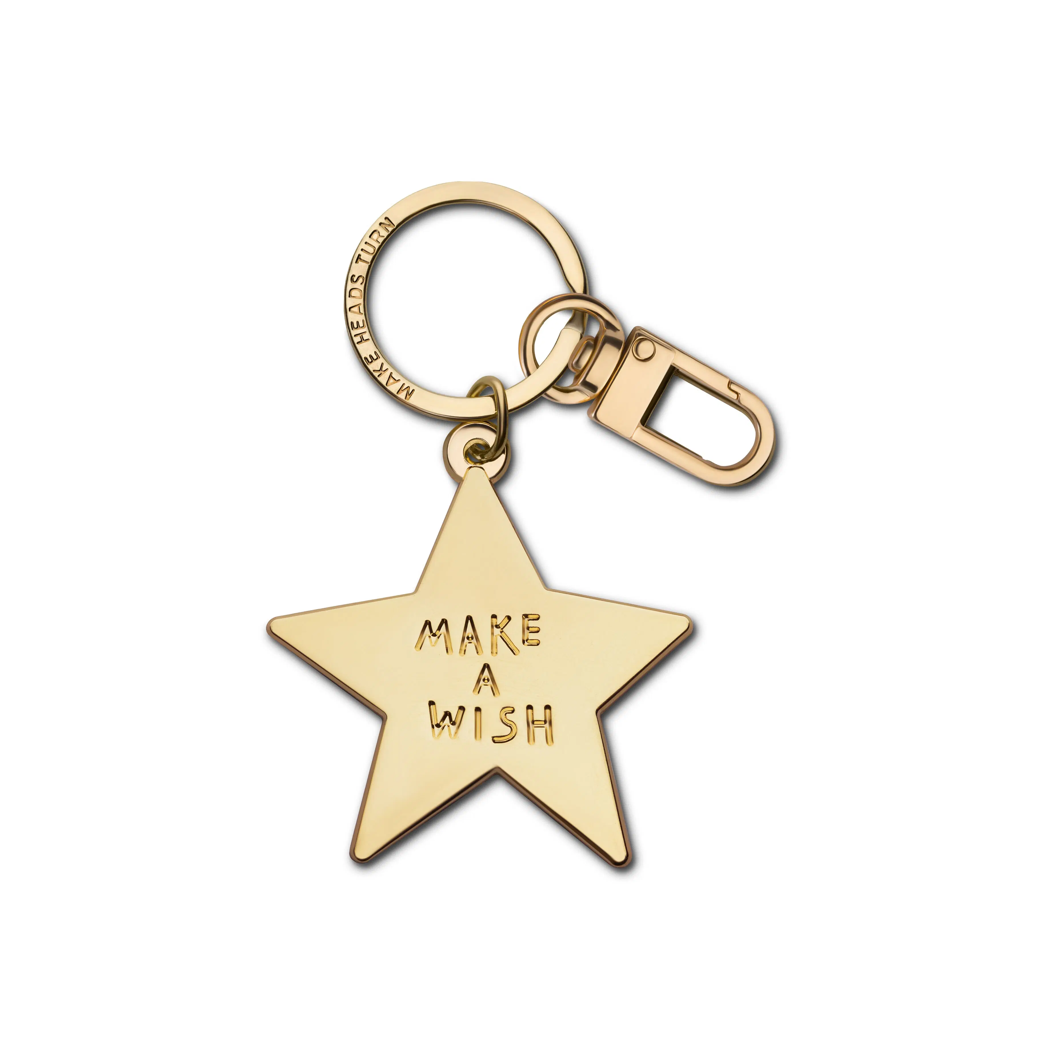 Golden Metal Keychain/Bag Charm "Golden Star"