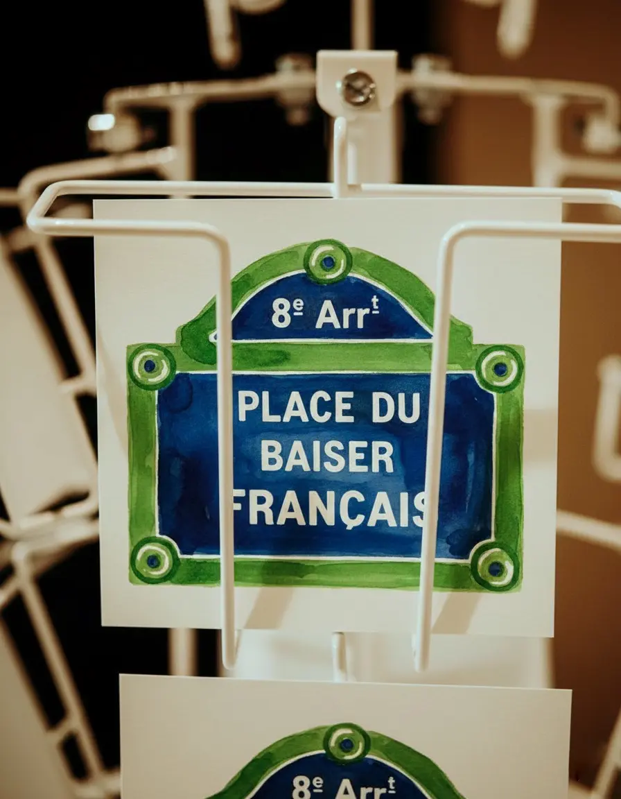 Carte postale rue de Paris