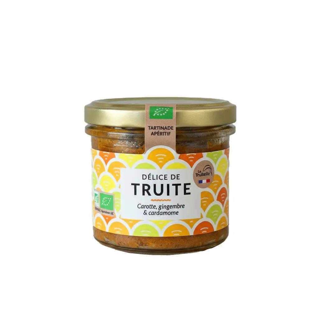 Délice de Truite - Carotte, gingembre et cardamome - Tartinable