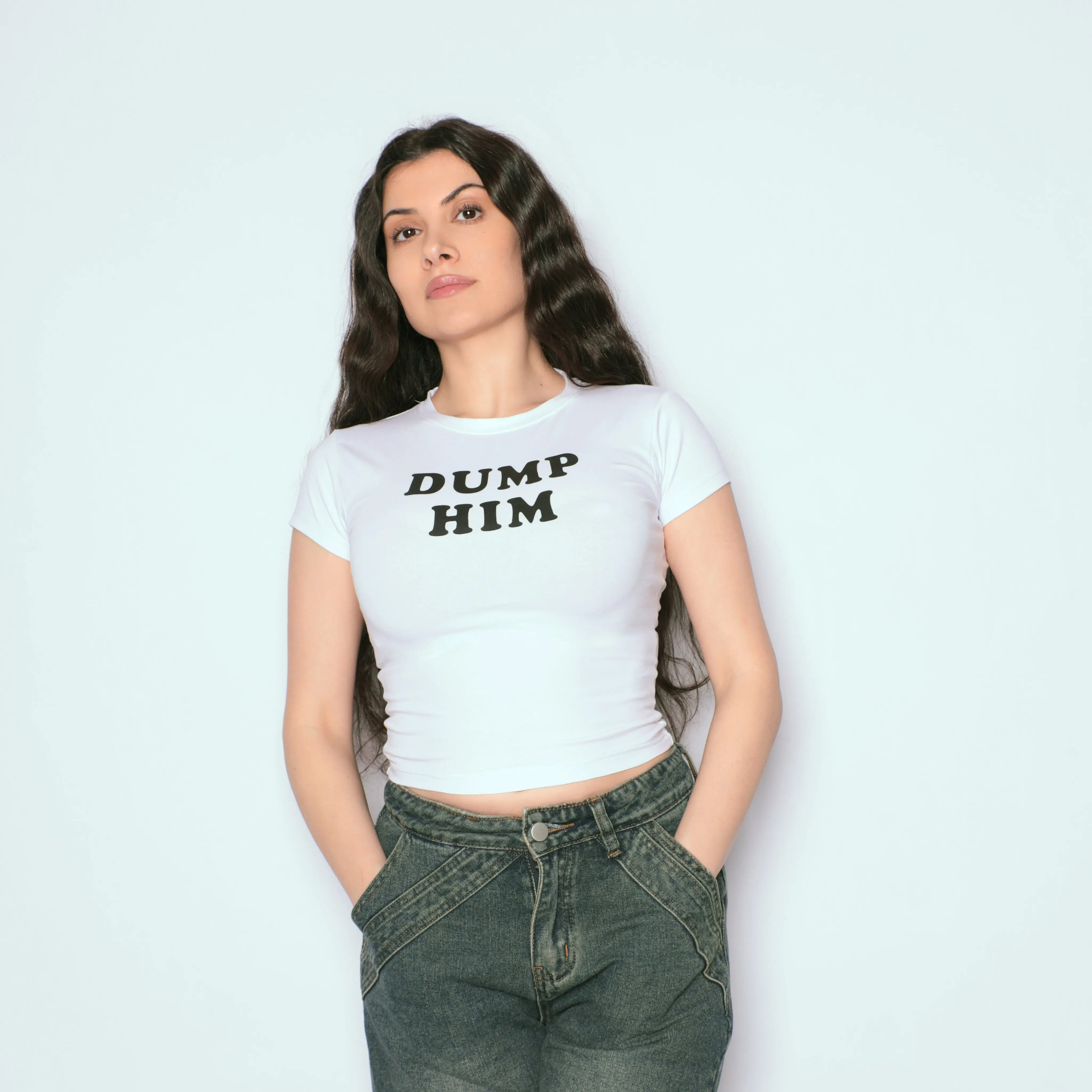 Camiseta de los 90 - Algodón - DUMP HIM