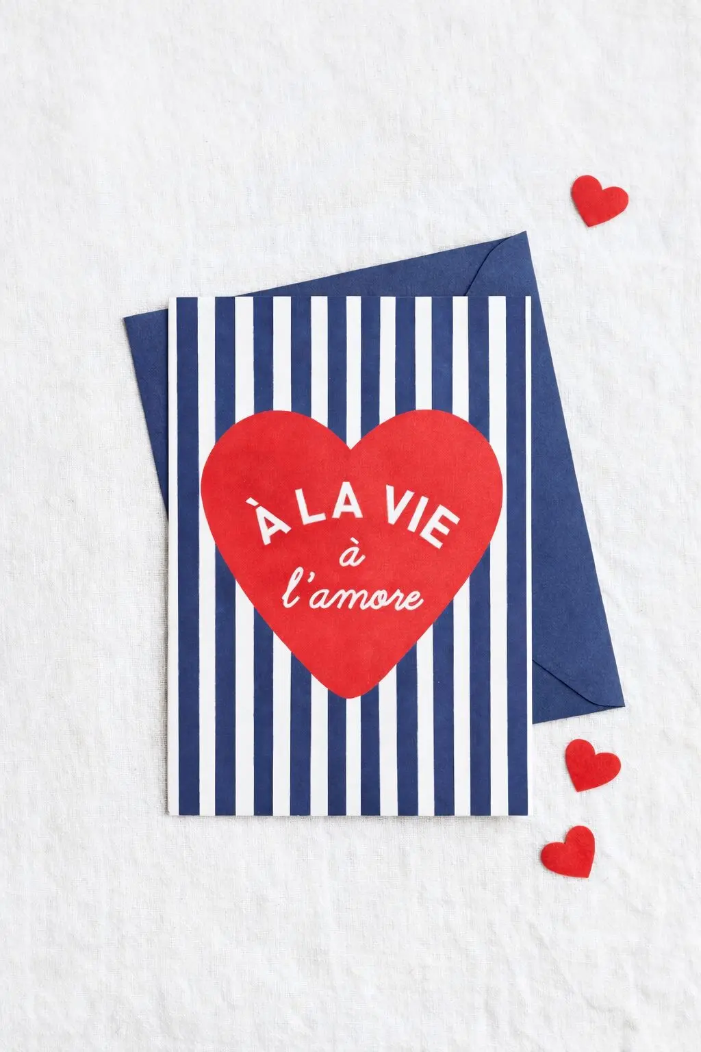 Carte postale rayée