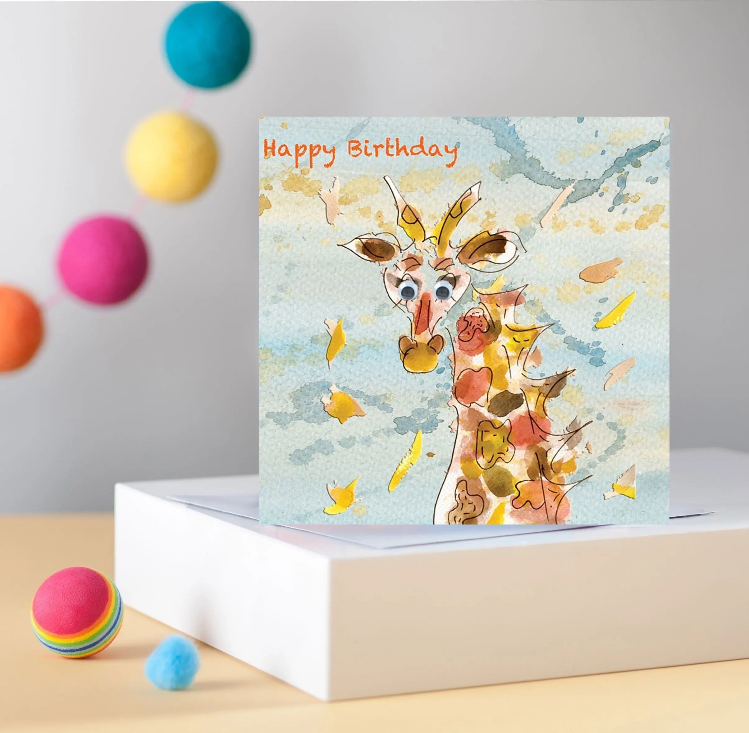 Giraffe Greetings Card