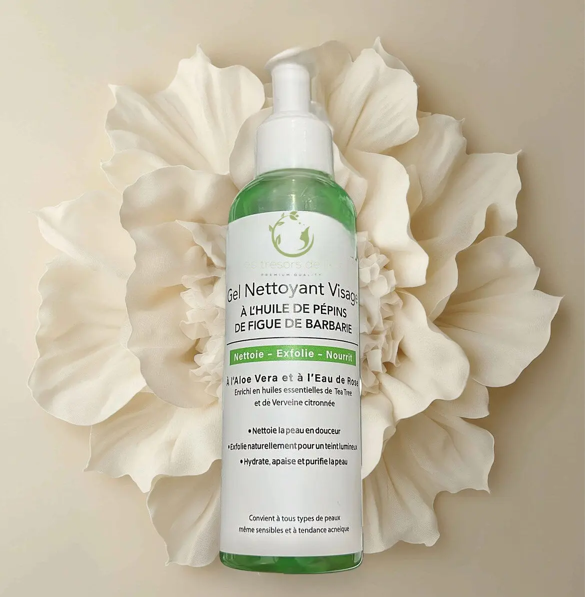 Facial Cleansing Gel with Prickly Pear Seed Oil