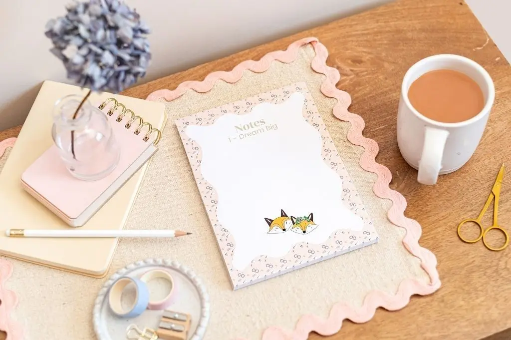 Dream Big Motivational A5 Daily Planner - 50 Sheets