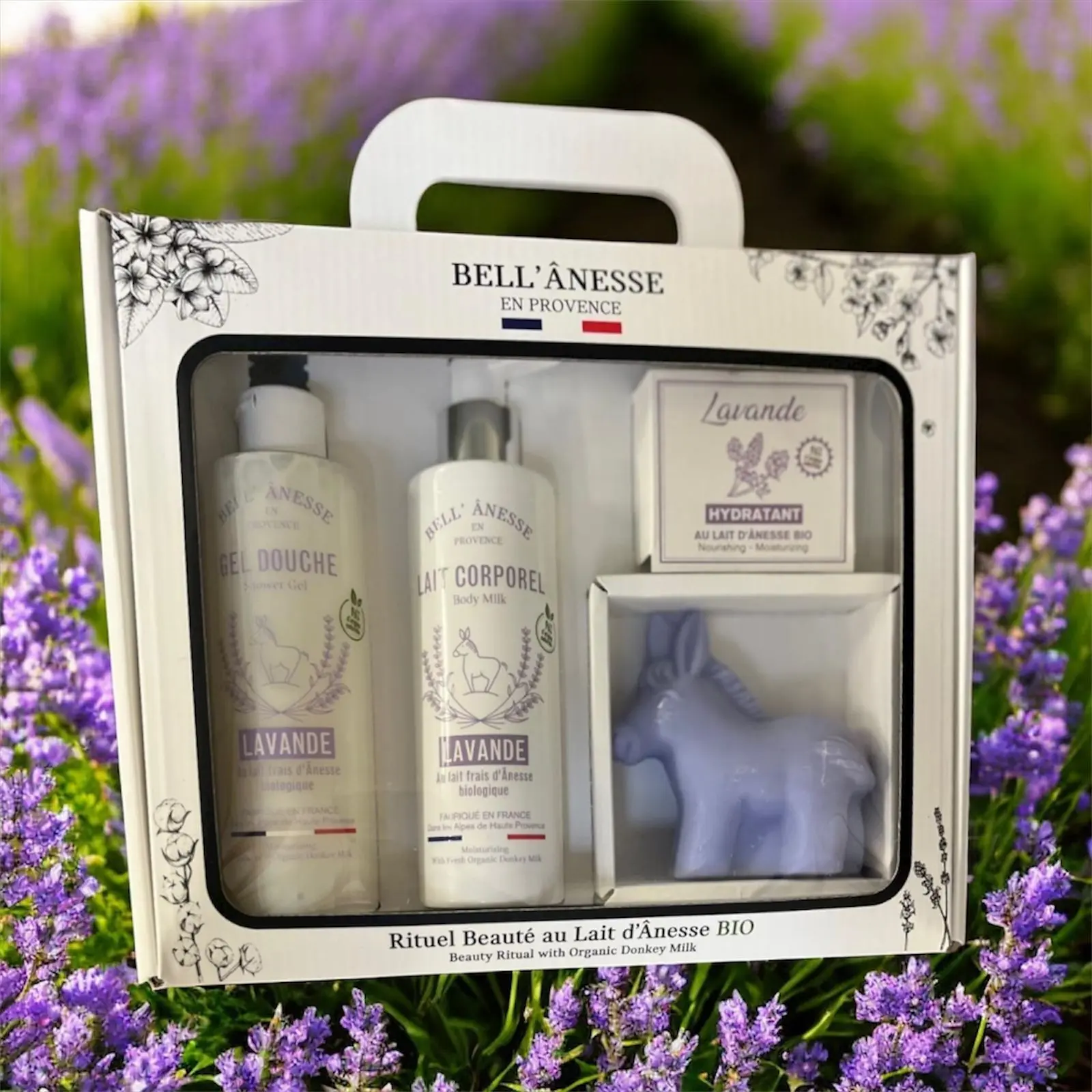 Lavendel-Geschenkset mit Eselsmilch