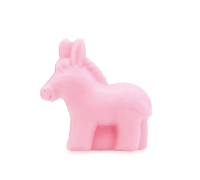 Edle Seife mit Kirschblüten- und Eselmotiv, Bio, 145 g