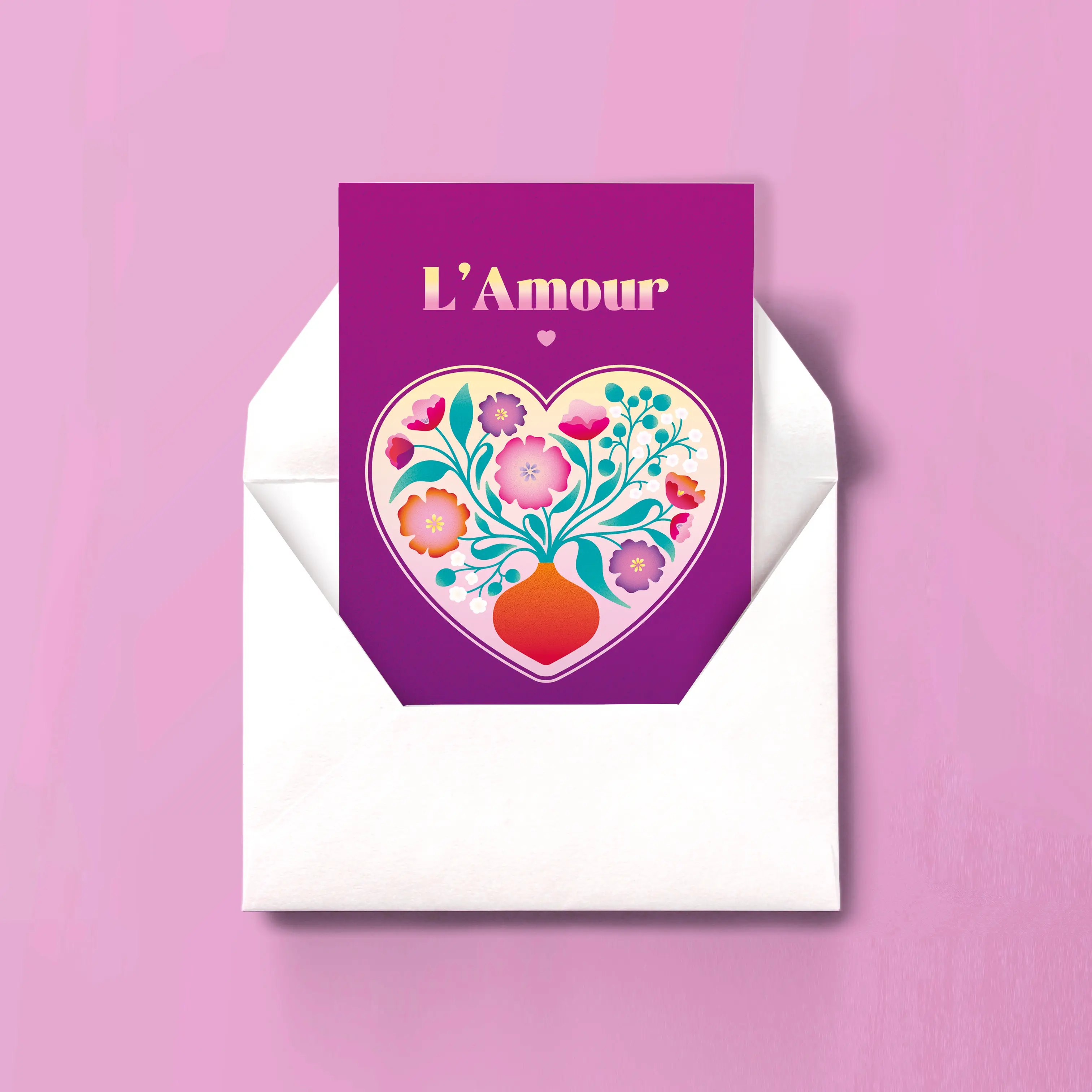 Love Card - Purple