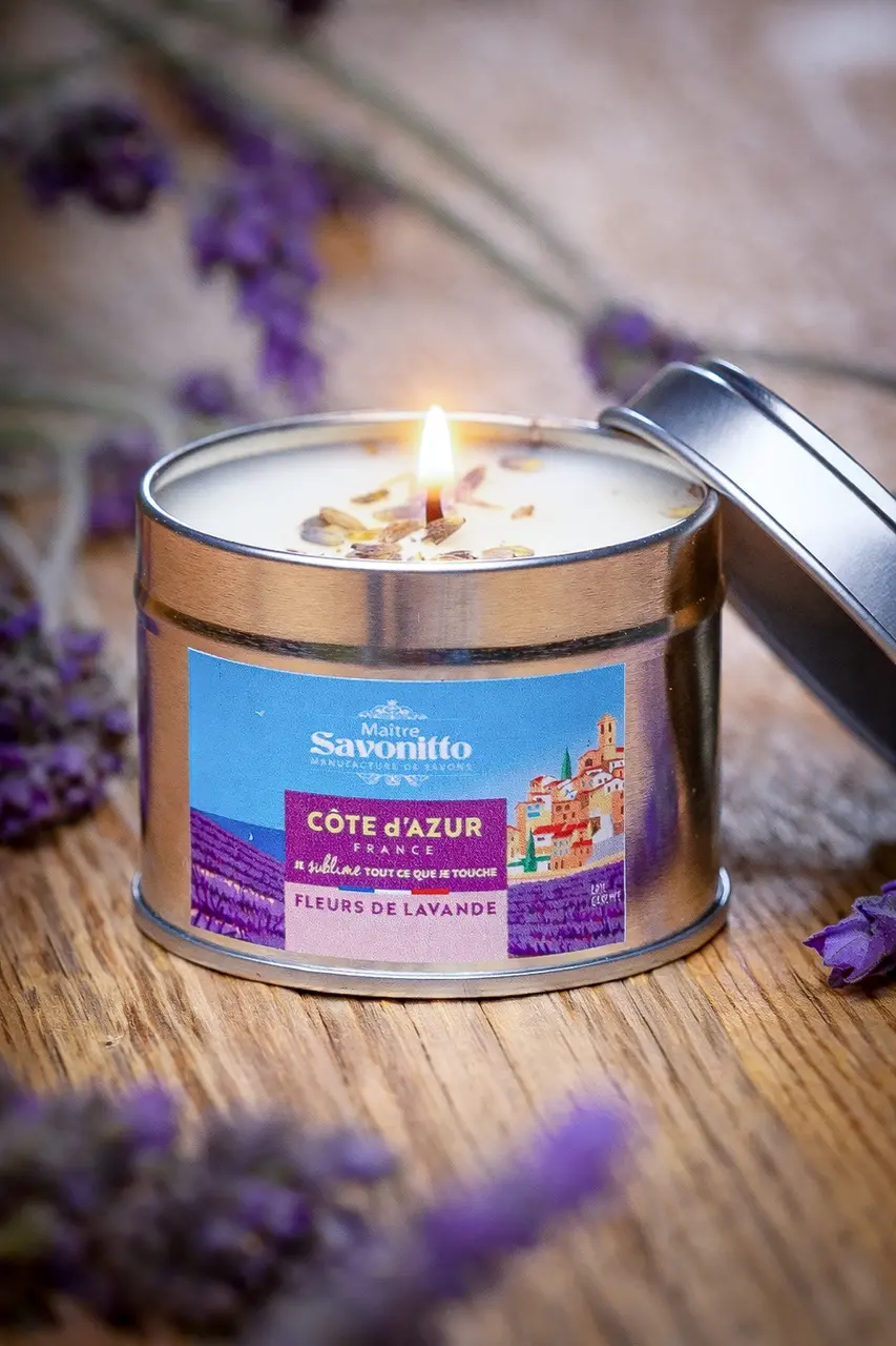 Vela de lavanda X Riviera francesa