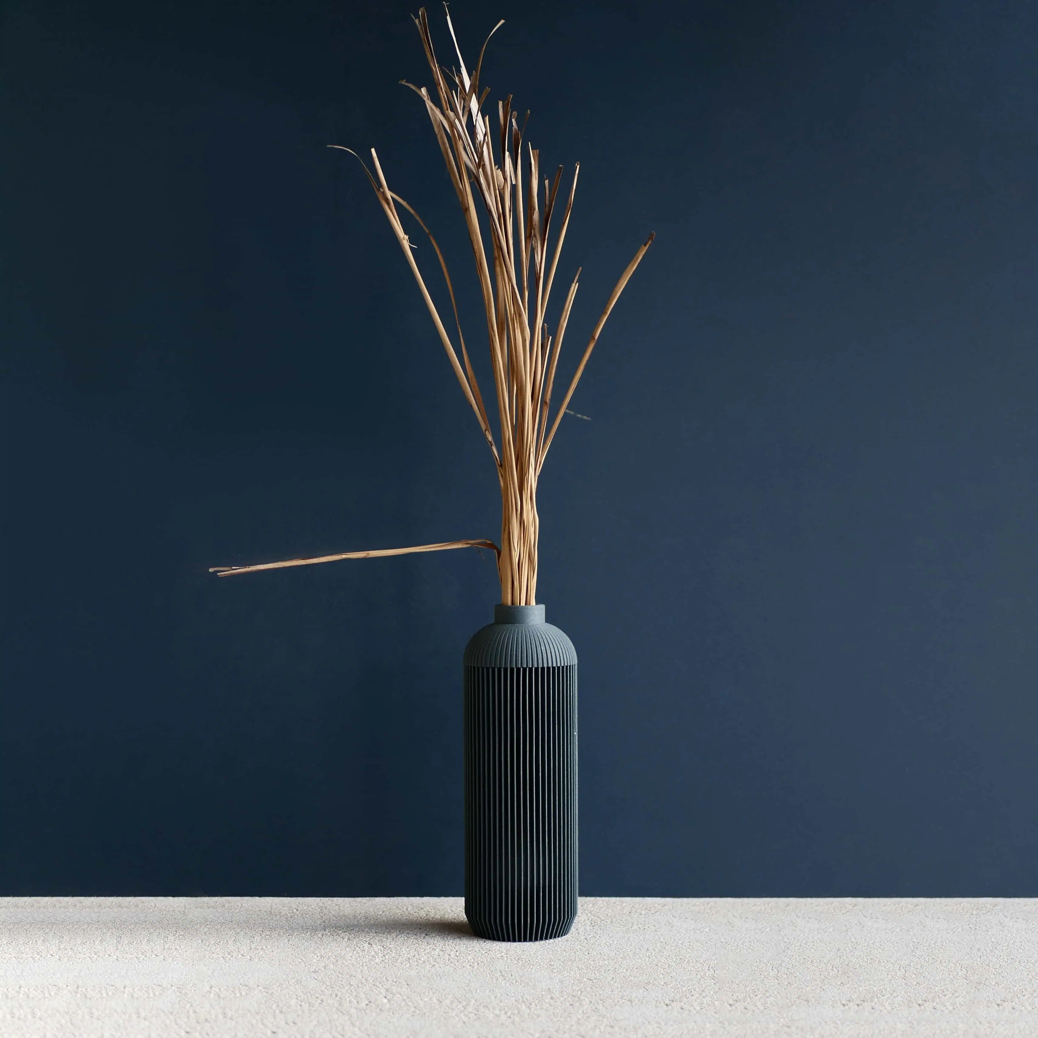 Vase ONDE bleu