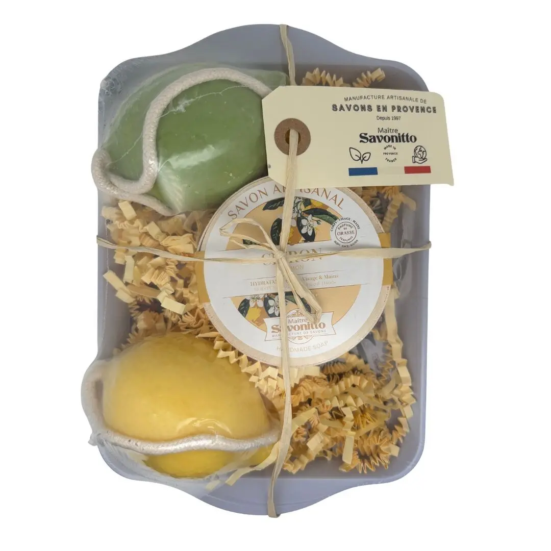 Set de regalo navideño de limón