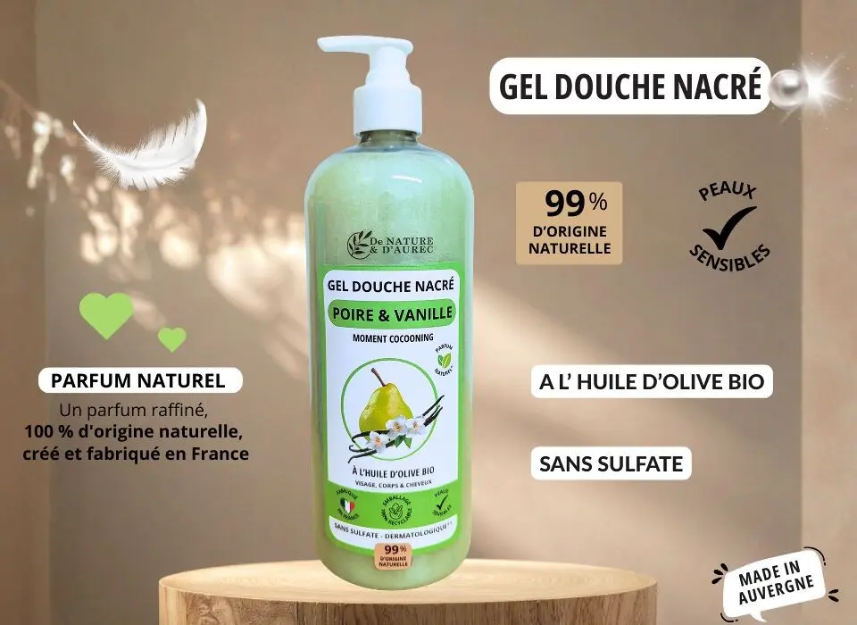 Pearlescent Shower Gel (750 ml) - Pear & Vanilla
