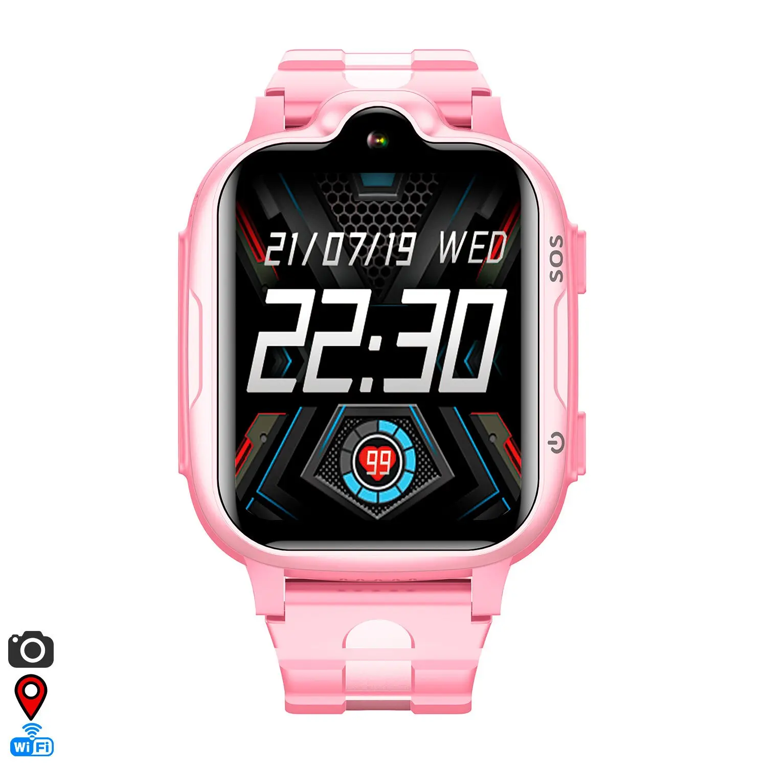 Smartwatch K15 4G GPS. Special location for children, with camera, tracking function, remote listening, SOS calls and video call.