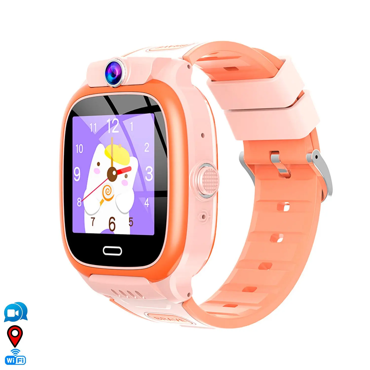 Smartwatch Y66 4G, WIFI, LBS. Special location for children, with camera, tracking function, SOS calls and video call.