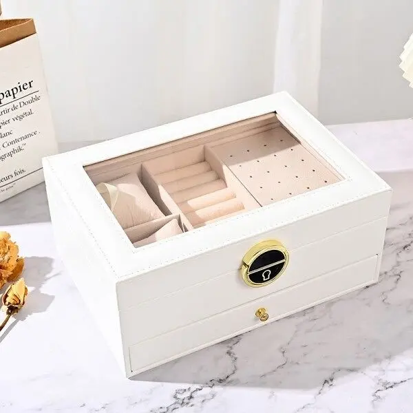 Jewellery Box in 2 colours TR-608AB