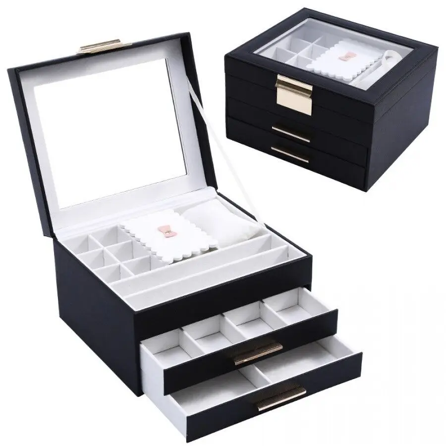 Jewellery Box in 3 Colours TR-610ABC