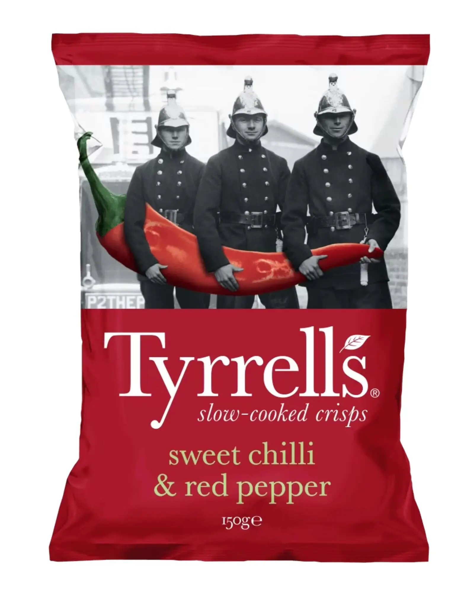 Chips Piment doux et Poivron rouge, 150g, Tyrrells