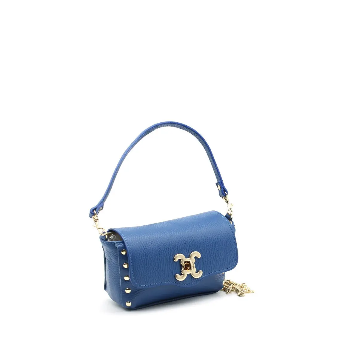 Mini sac bandoulière cuir à rabat