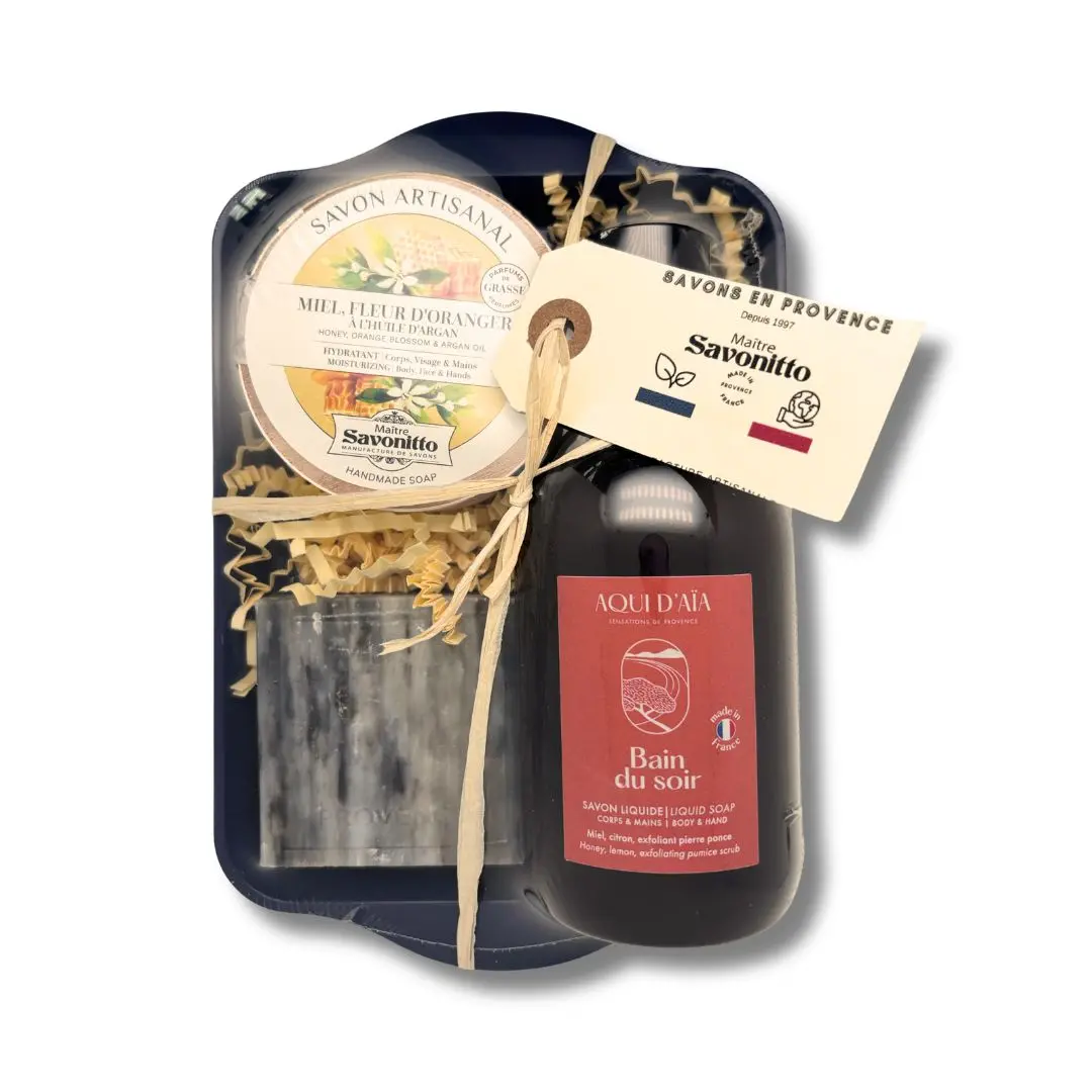 Set de regalo navideño para hammam