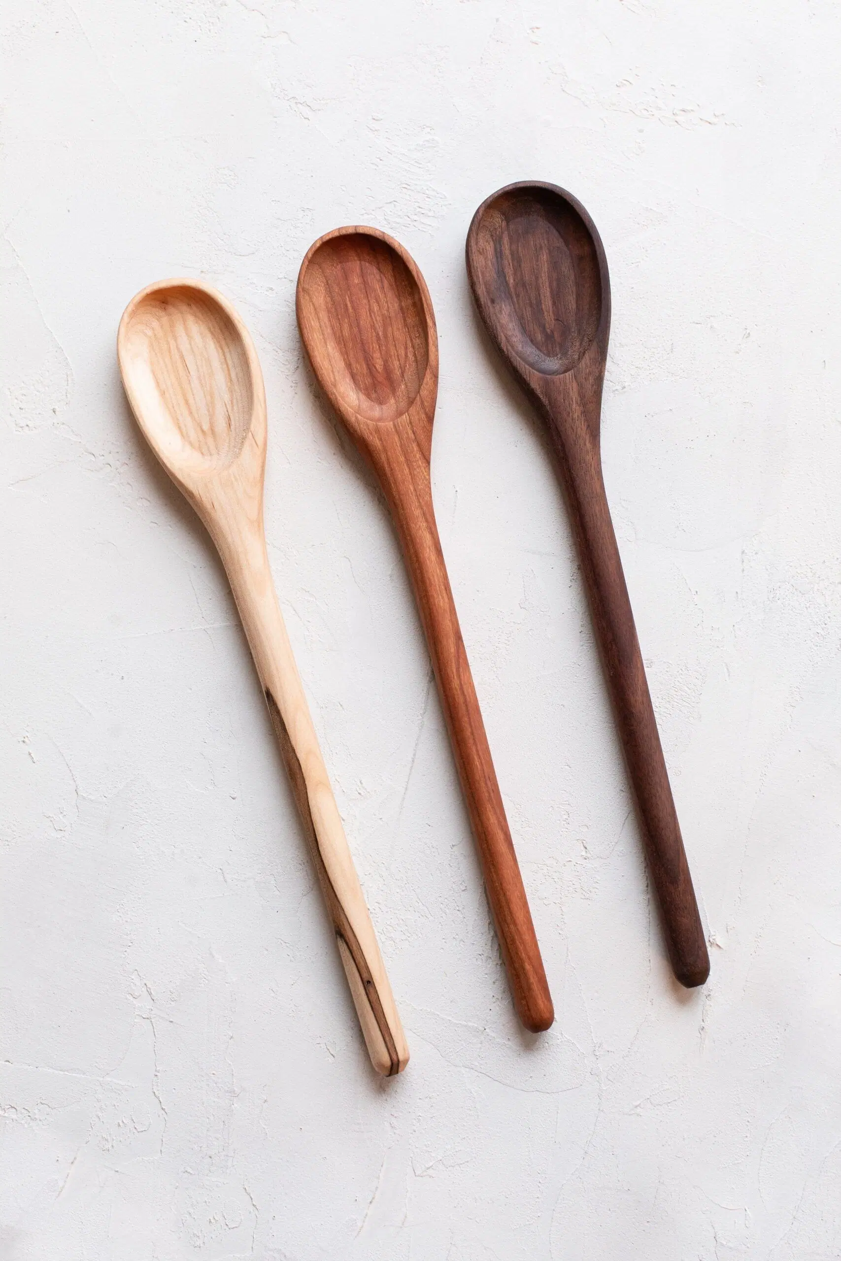 Handcrafted Wooden Spoon – Walnut, Cherry & Maple