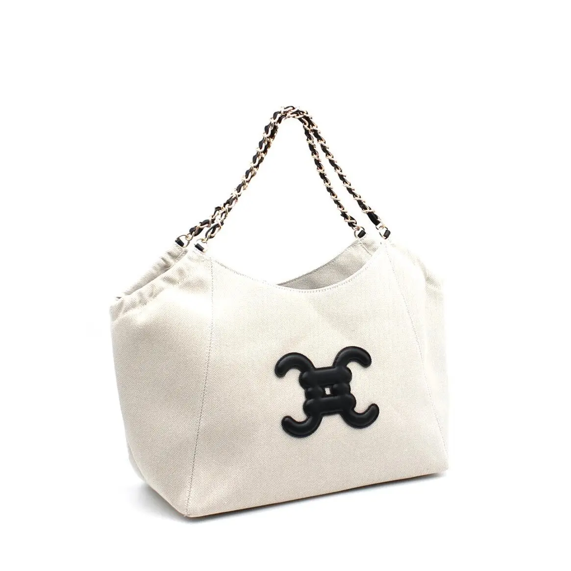 Sac toile de coton logo C.Clo épaule chaîne