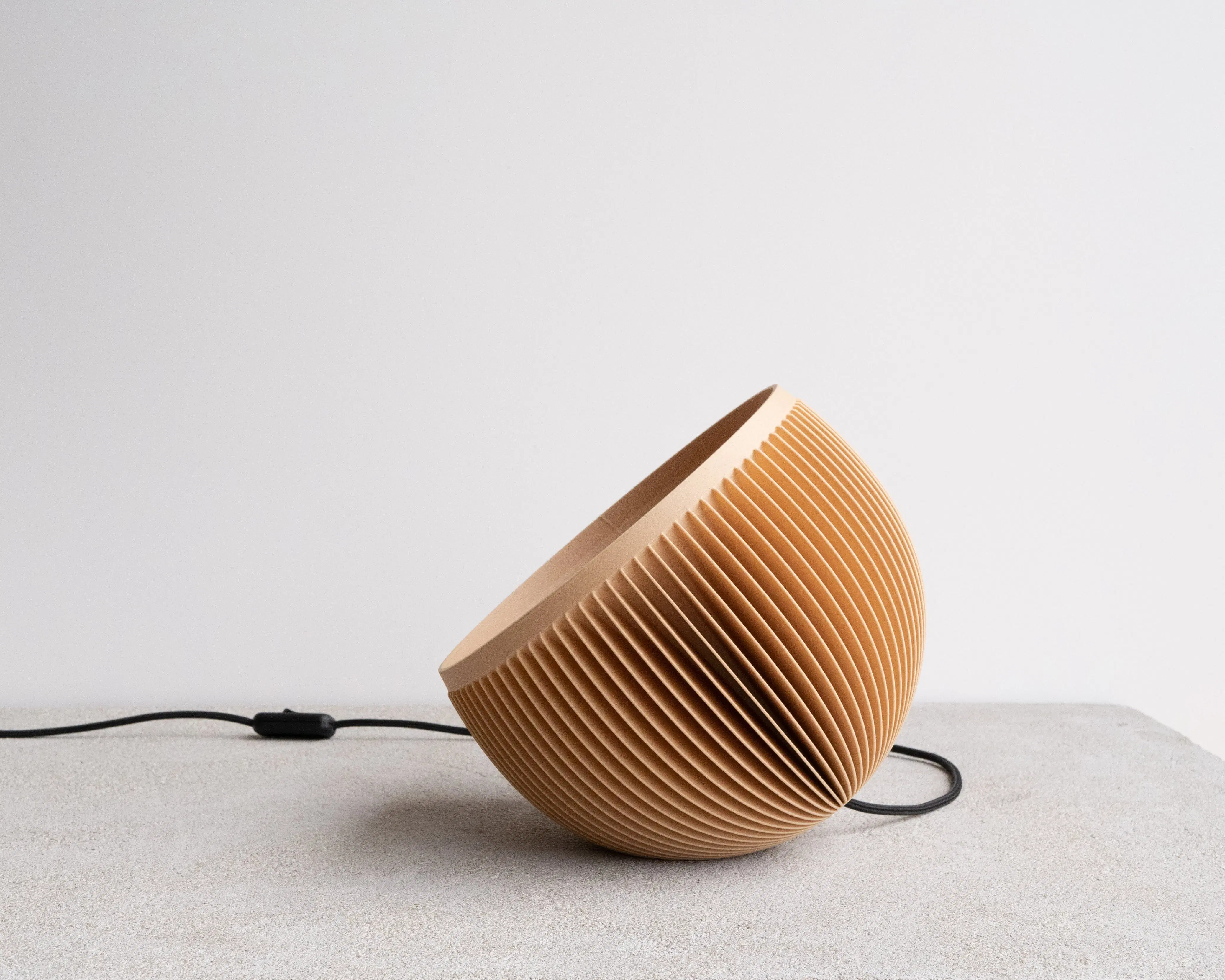 Wooden table lamp - SUNSET