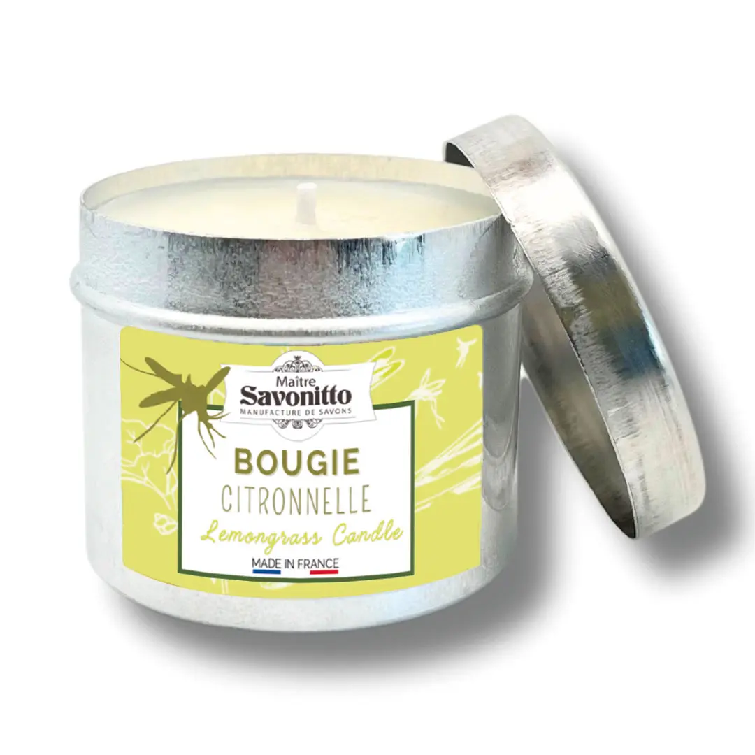 Vela perfumada de citronela “repelente de mosquitos”