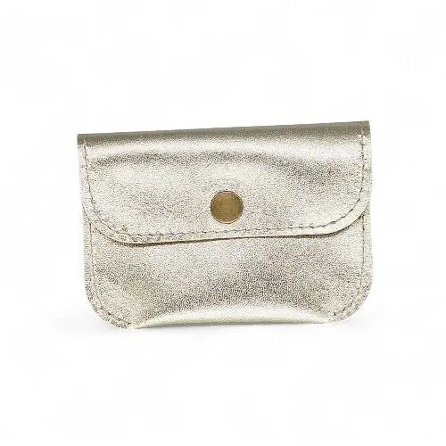 Mini leather card holder